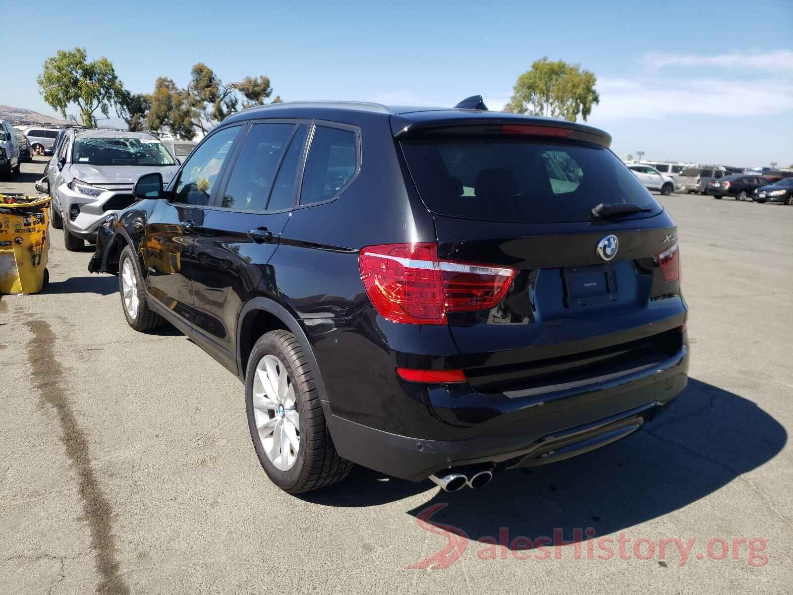 5UXWZ7C38H0X41988 2017 BMW X3