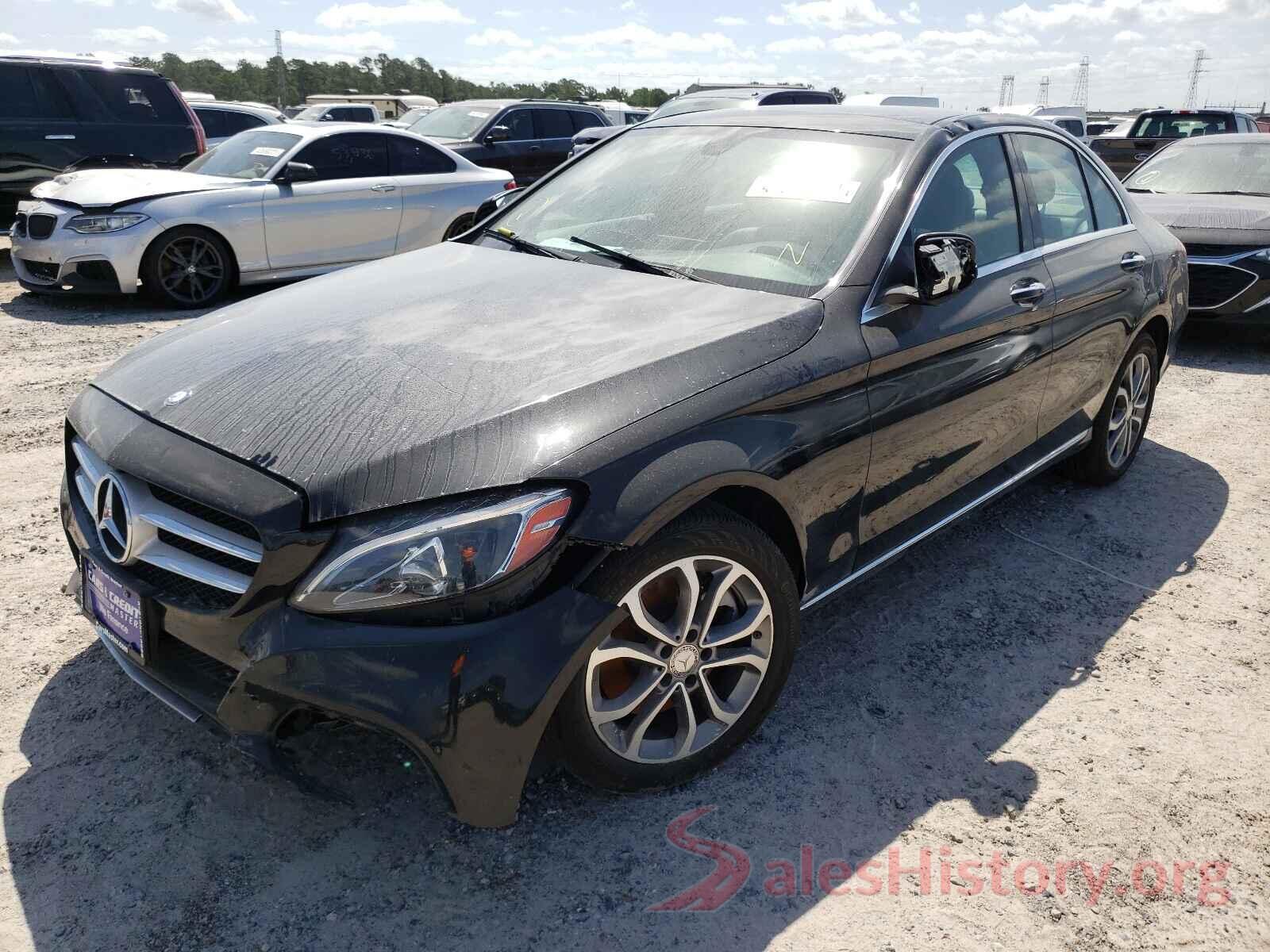 55SWF4KB0HU180171 2017 MERCEDES-BENZ C CLASS