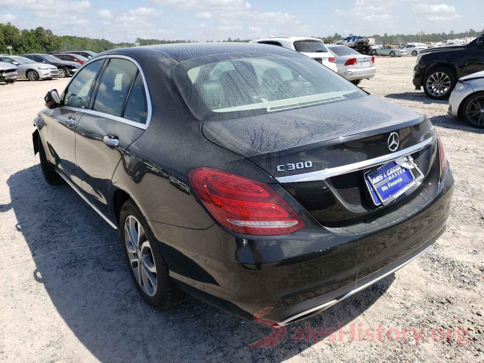 55SWF4KB0HU180171 2017 MERCEDES-BENZ C CLASS