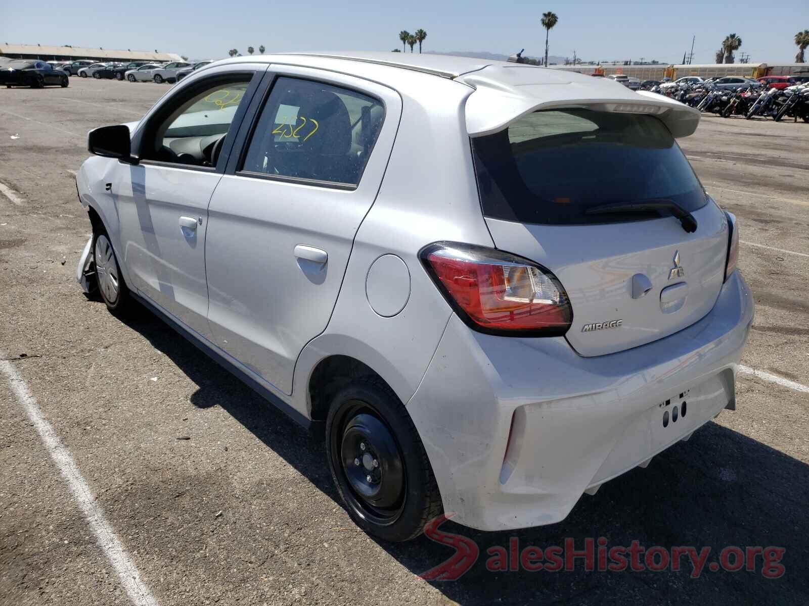 ML32AUHJ4MH001205 2021 MITSUBISHI MIRAGE