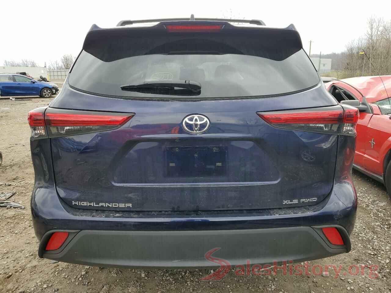 5TDGZRBH1MS548135 2021 TOYOTA HIGHLANDER