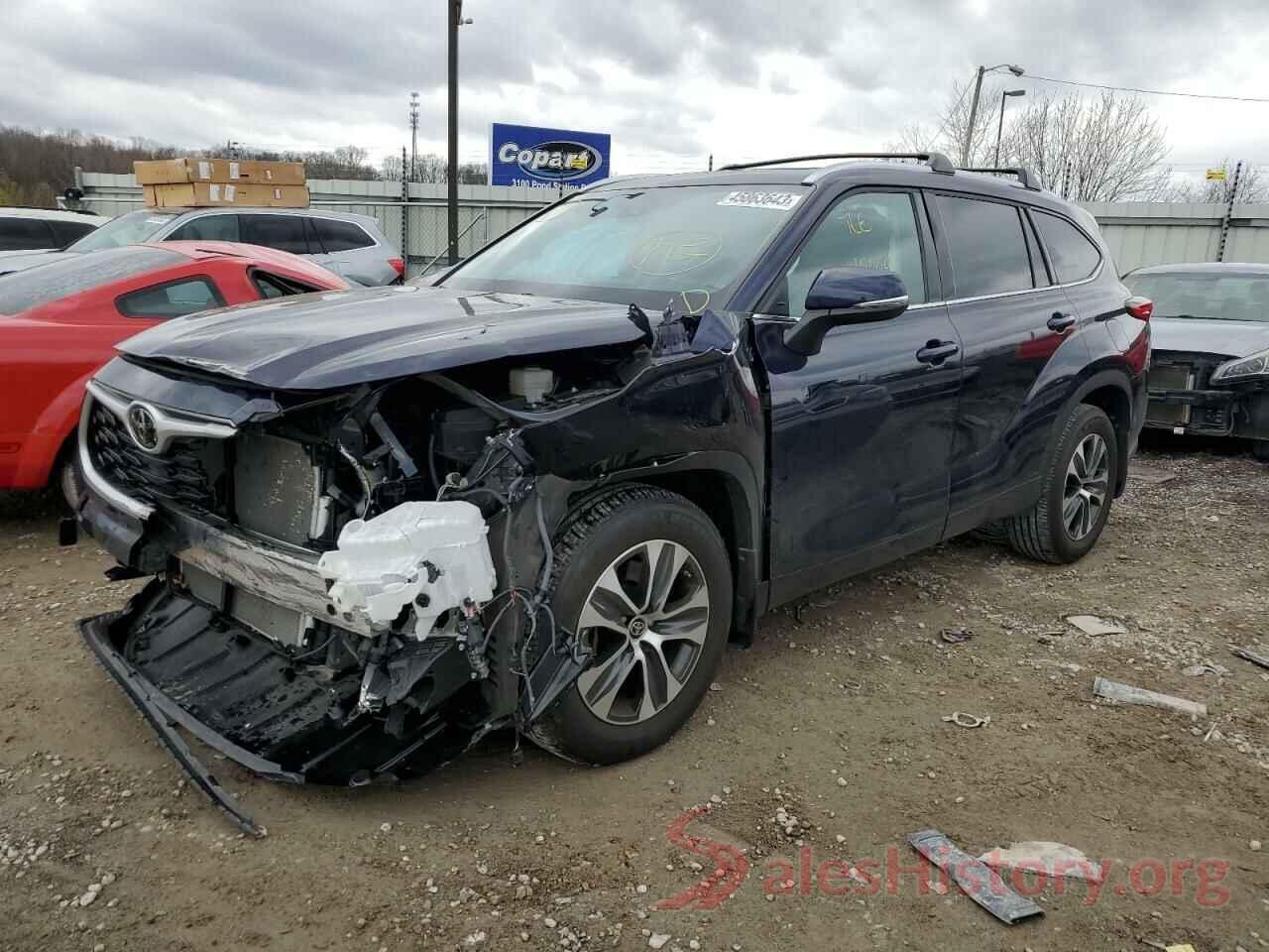 5TDGZRBH1MS548135 2021 TOYOTA HIGHLANDER