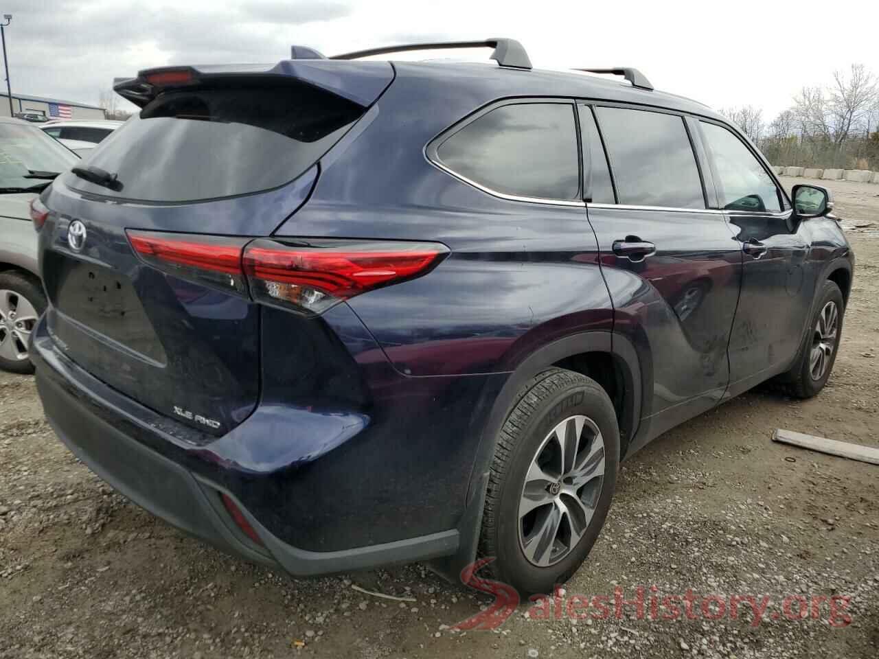 5TDGZRBH1MS548135 2021 TOYOTA HIGHLANDER