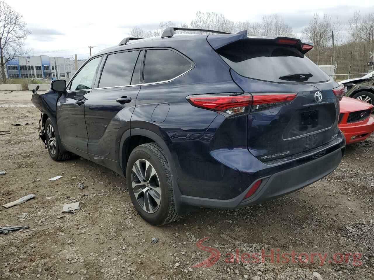 5TDGZRBH1MS548135 2021 TOYOTA HIGHLANDER