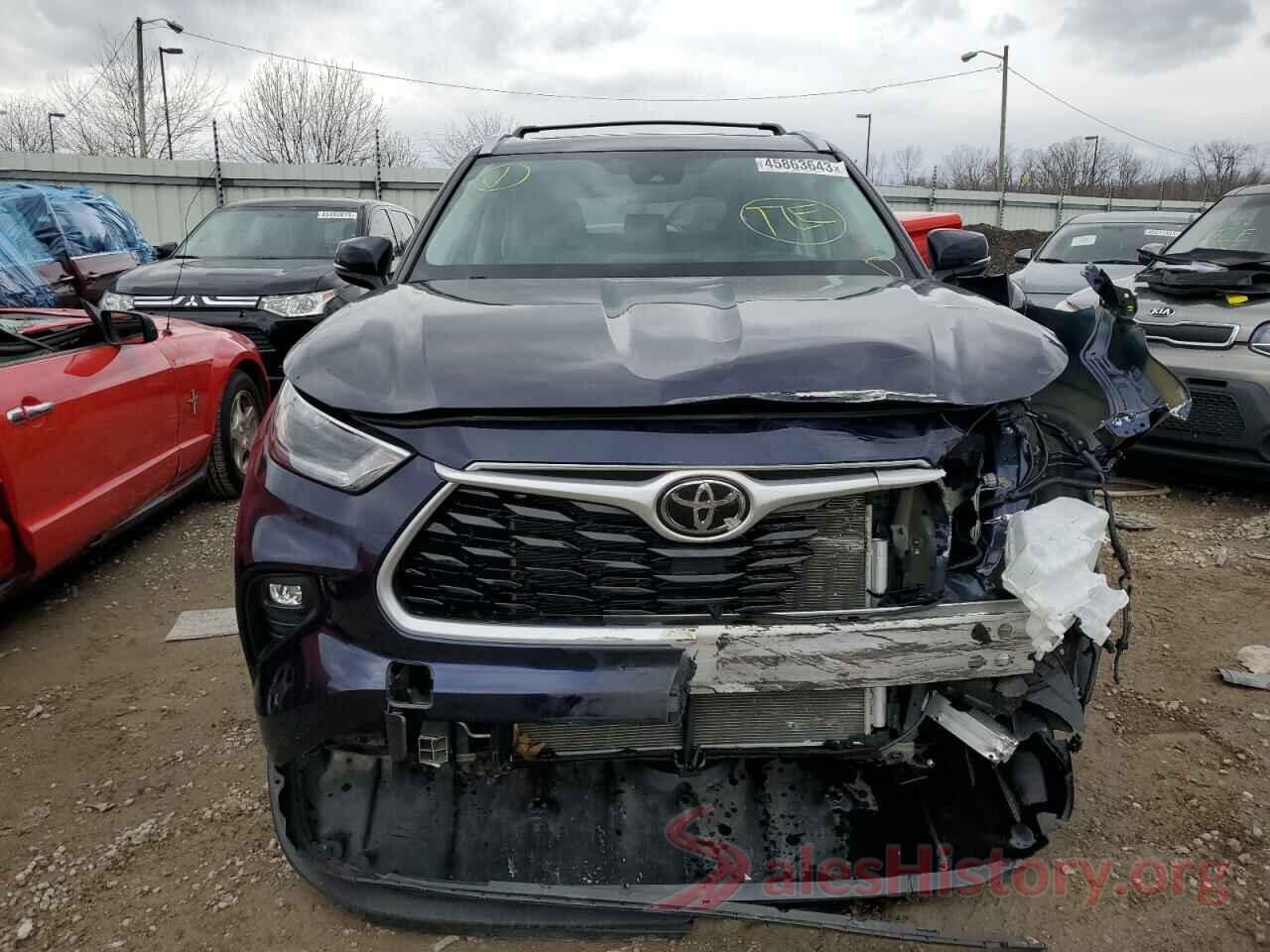 5TDGZRBH1MS548135 2021 TOYOTA HIGHLANDER