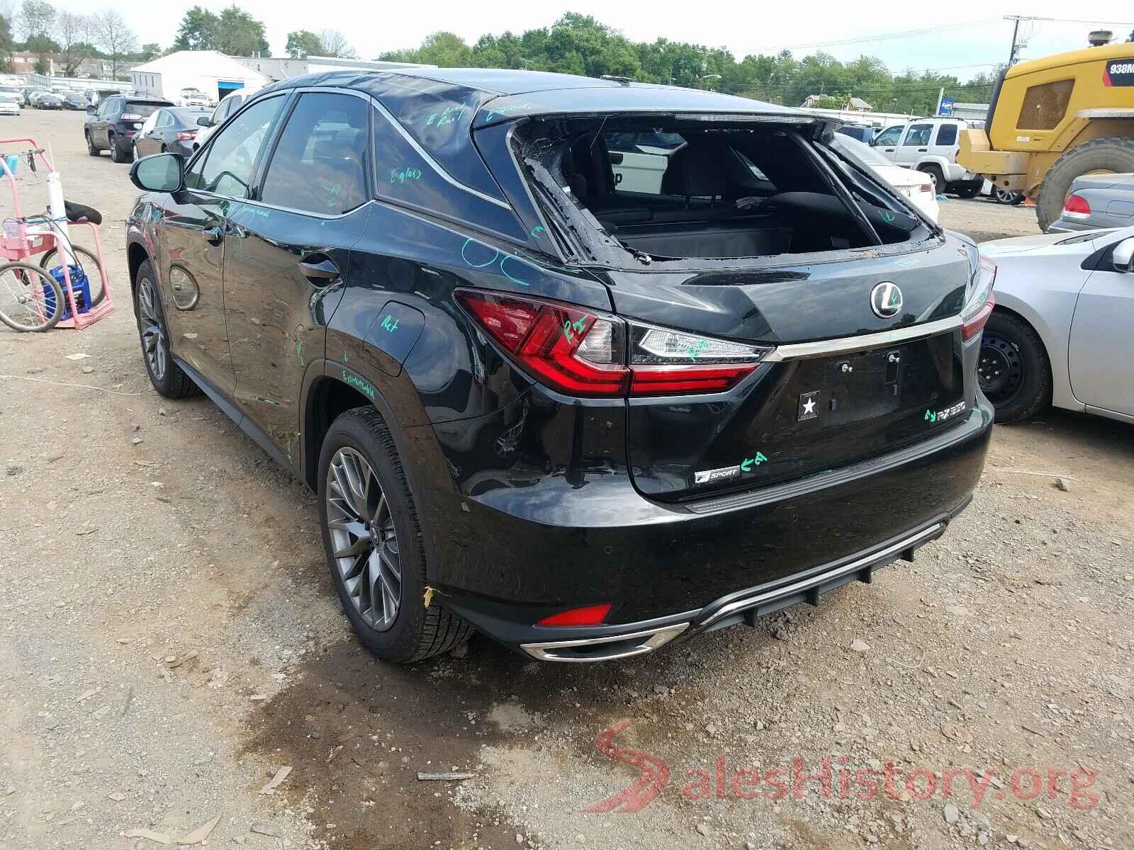 2T2SZMDA9LC225161 2020 LEXUS RX350