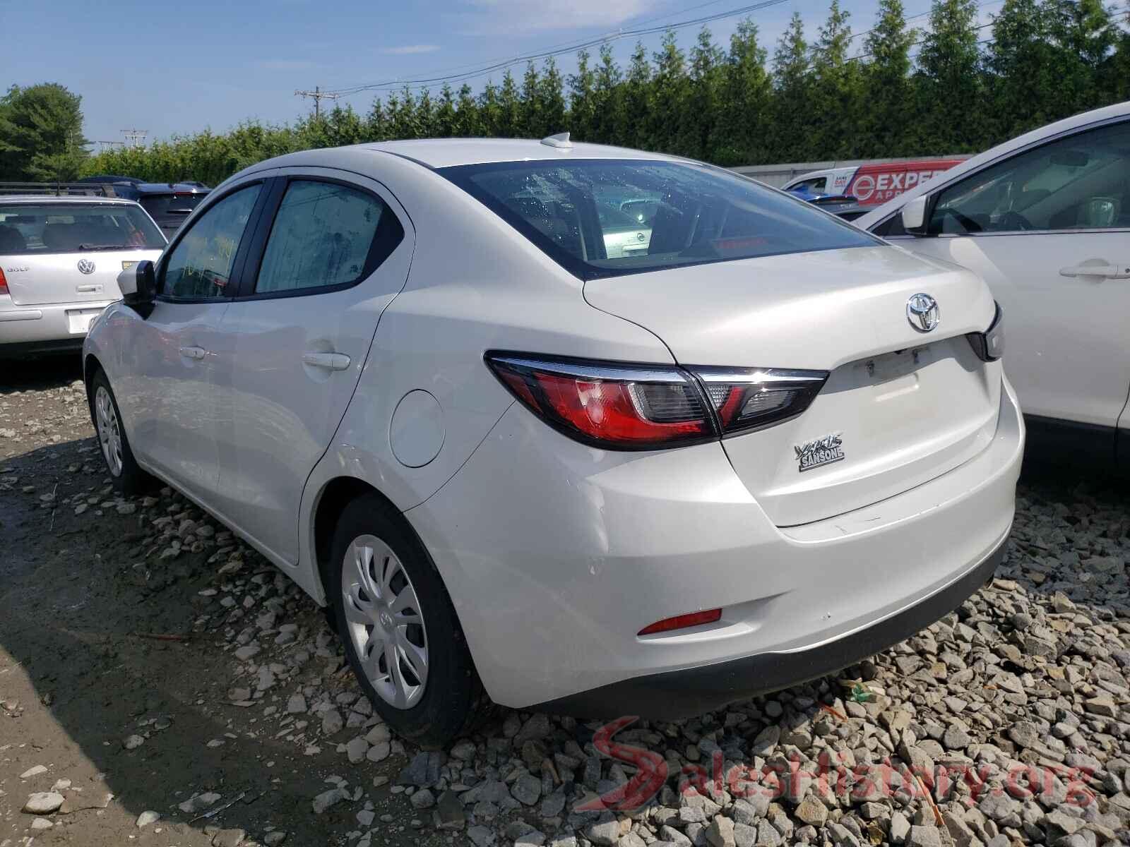 3MYDLBYV9KY517909 2019 TOYOTA YARIS