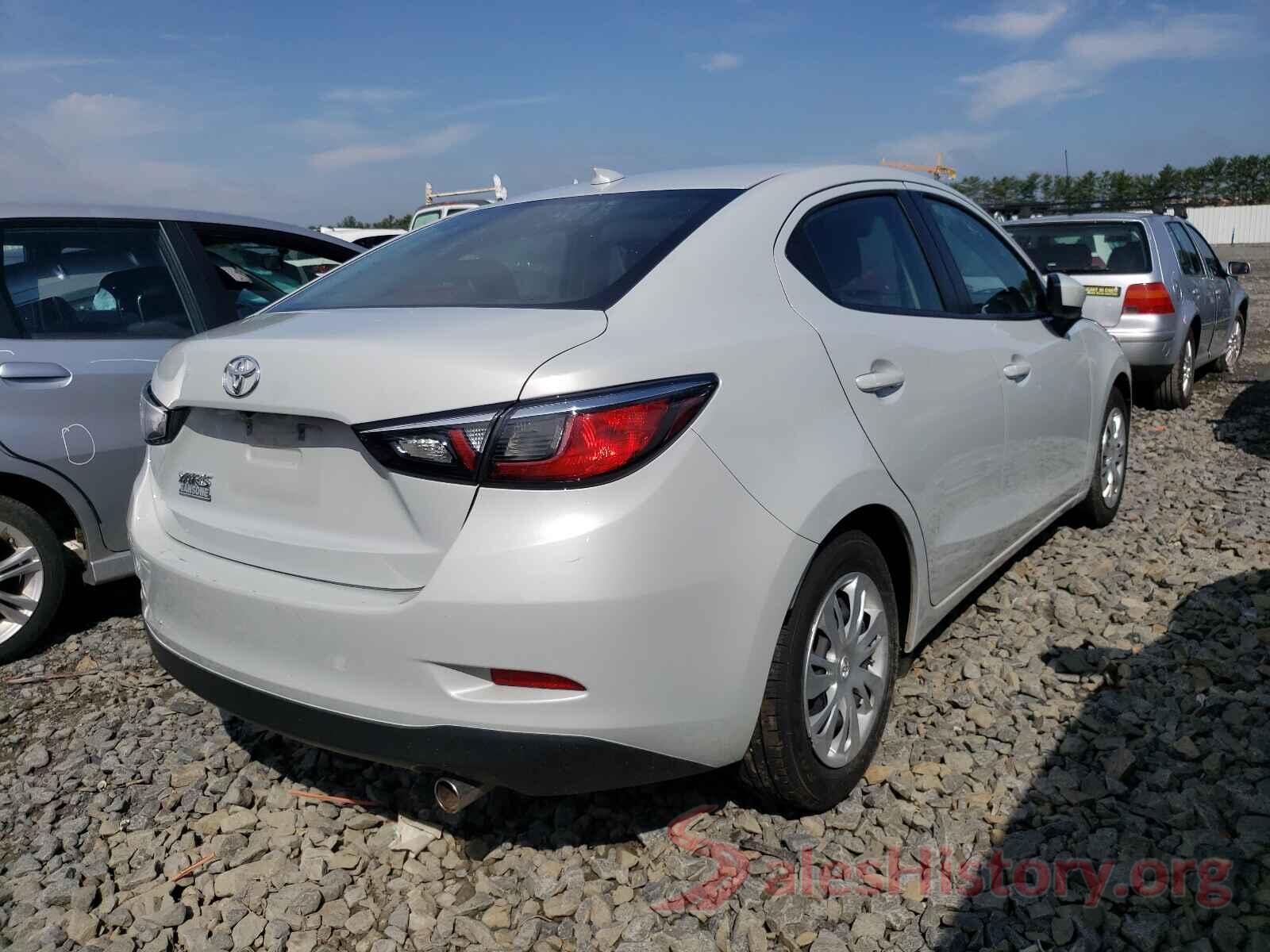 3MYDLBYV9KY517909 2019 TOYOTA YARIS