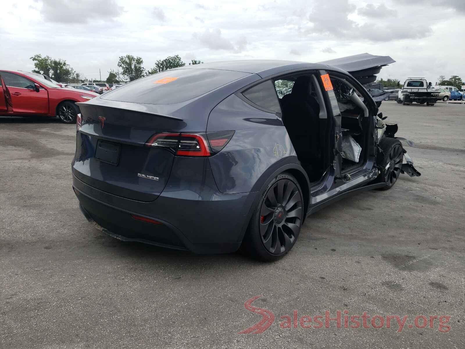 5YJYGDEF8MF089066 2021 TESLA MODEL Y