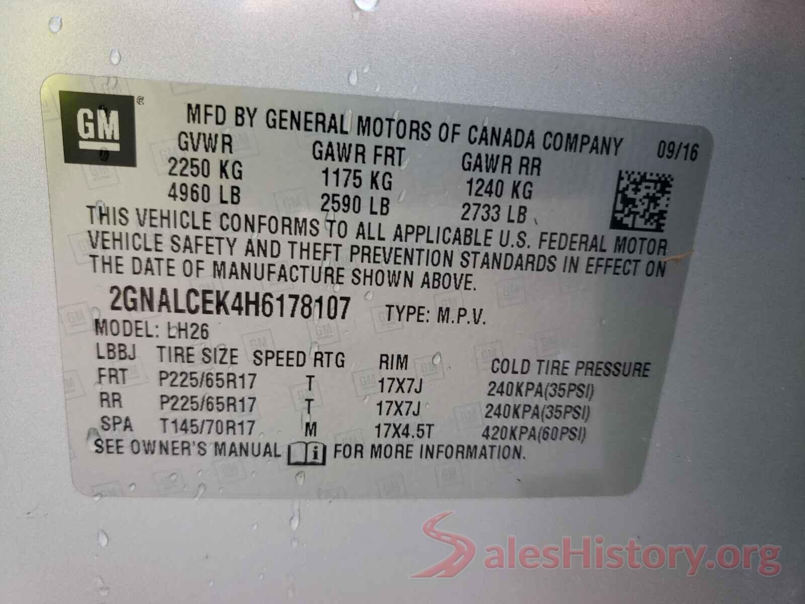 2GNALCEK4H6178107 2017 CHEVROLET EQUINOX