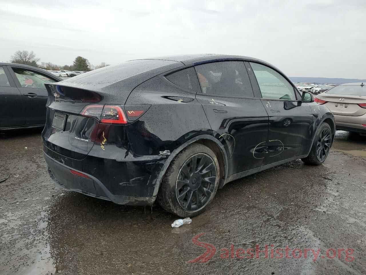 5YJYGDEE2MF092374 2021 TESLA MODEL Y