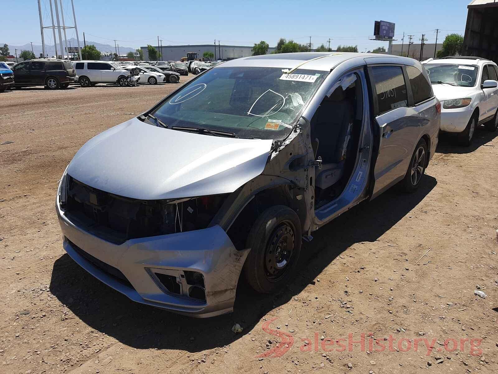 5FNRL6H81JB004315 2018 HONDA ODYSSEY