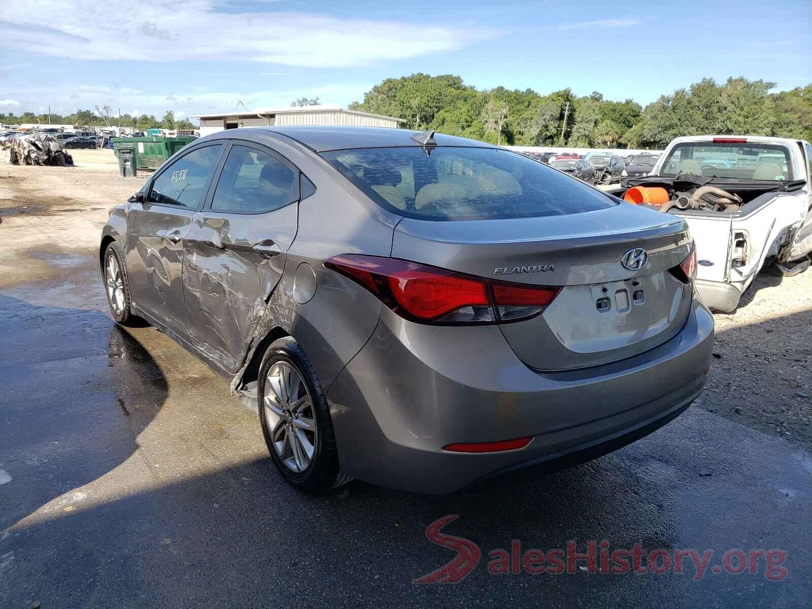 5NPDH4AE9GH754569 2016 HYUNDAI ELANTRA