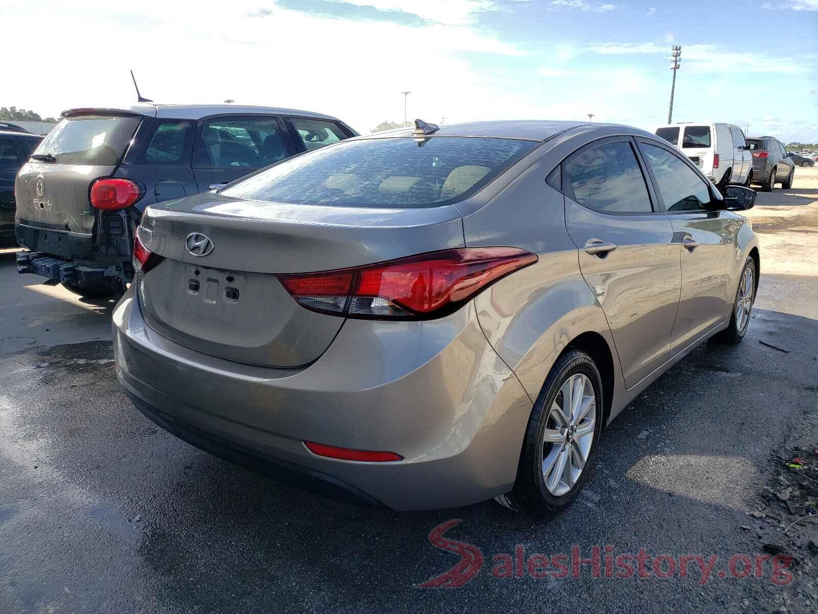 5NPDH4AE9GH754569 2016 HYUNDAI ELANTRA