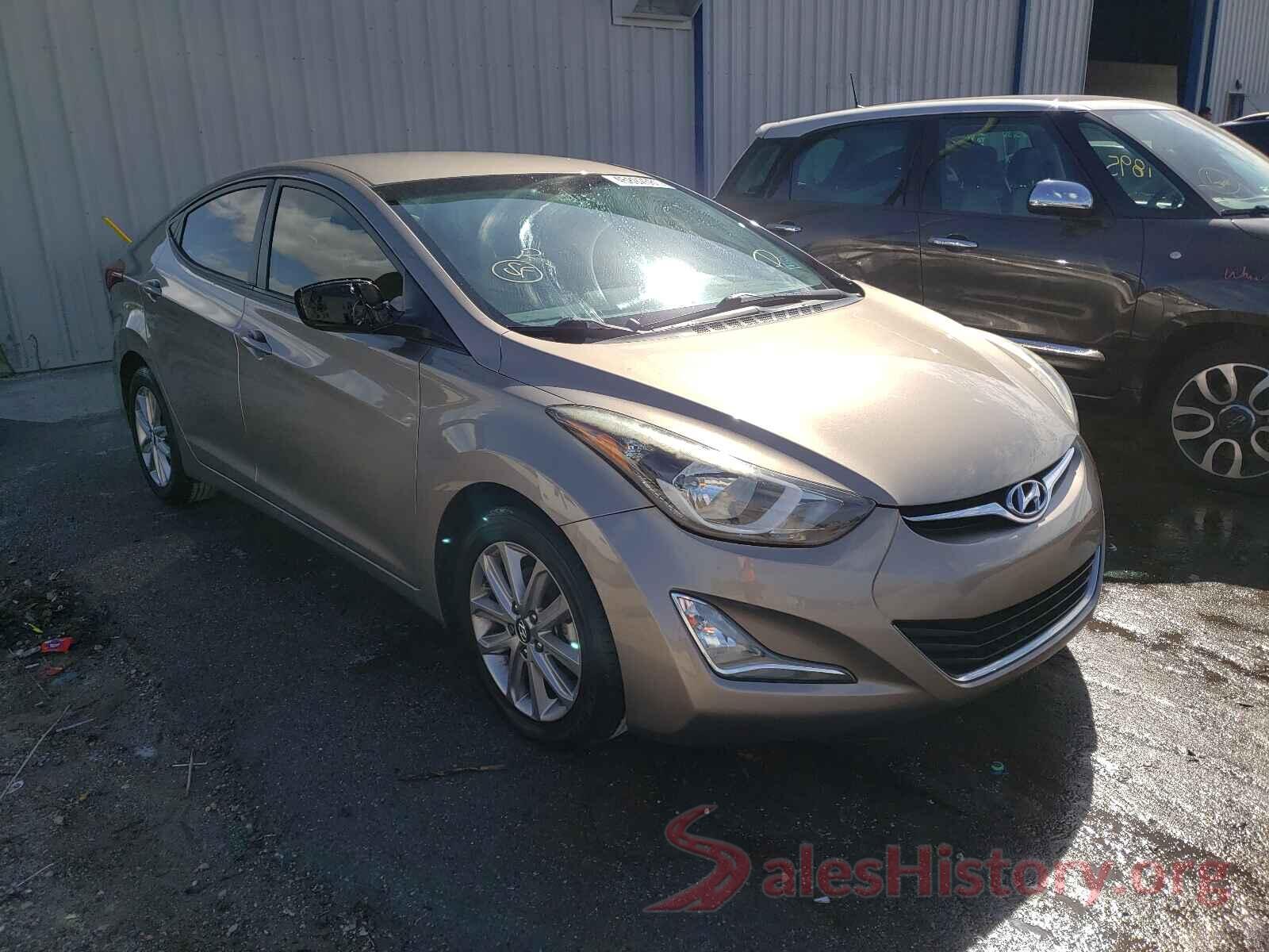 5NPDH4AE9GH754569 2016 HYUNDAI ELANTRA