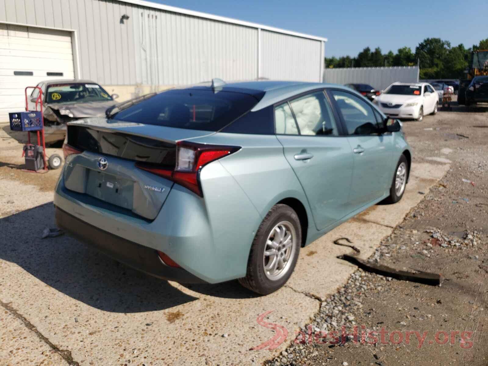 JTDKARFU6L3109070 2020 TOYOTA PRIUS