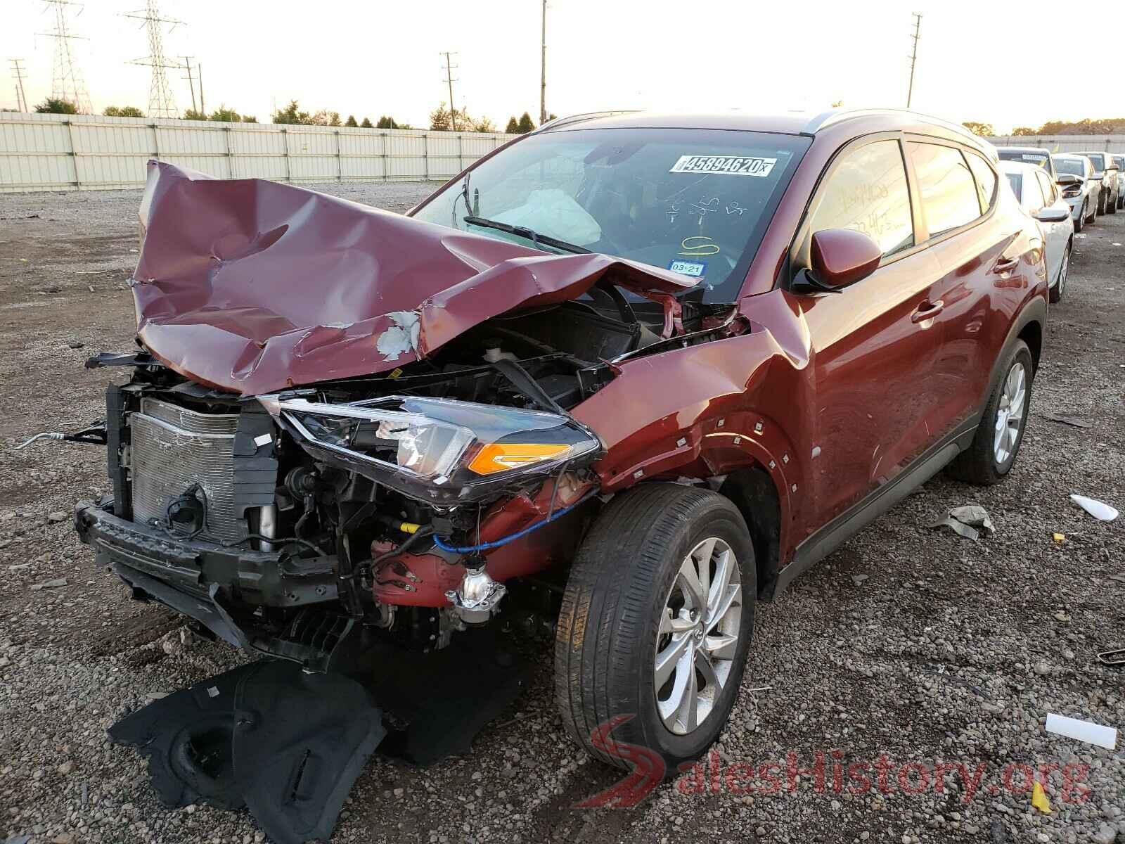 KM8J33A40KU941308 2019 HYUNDAI TUCSON