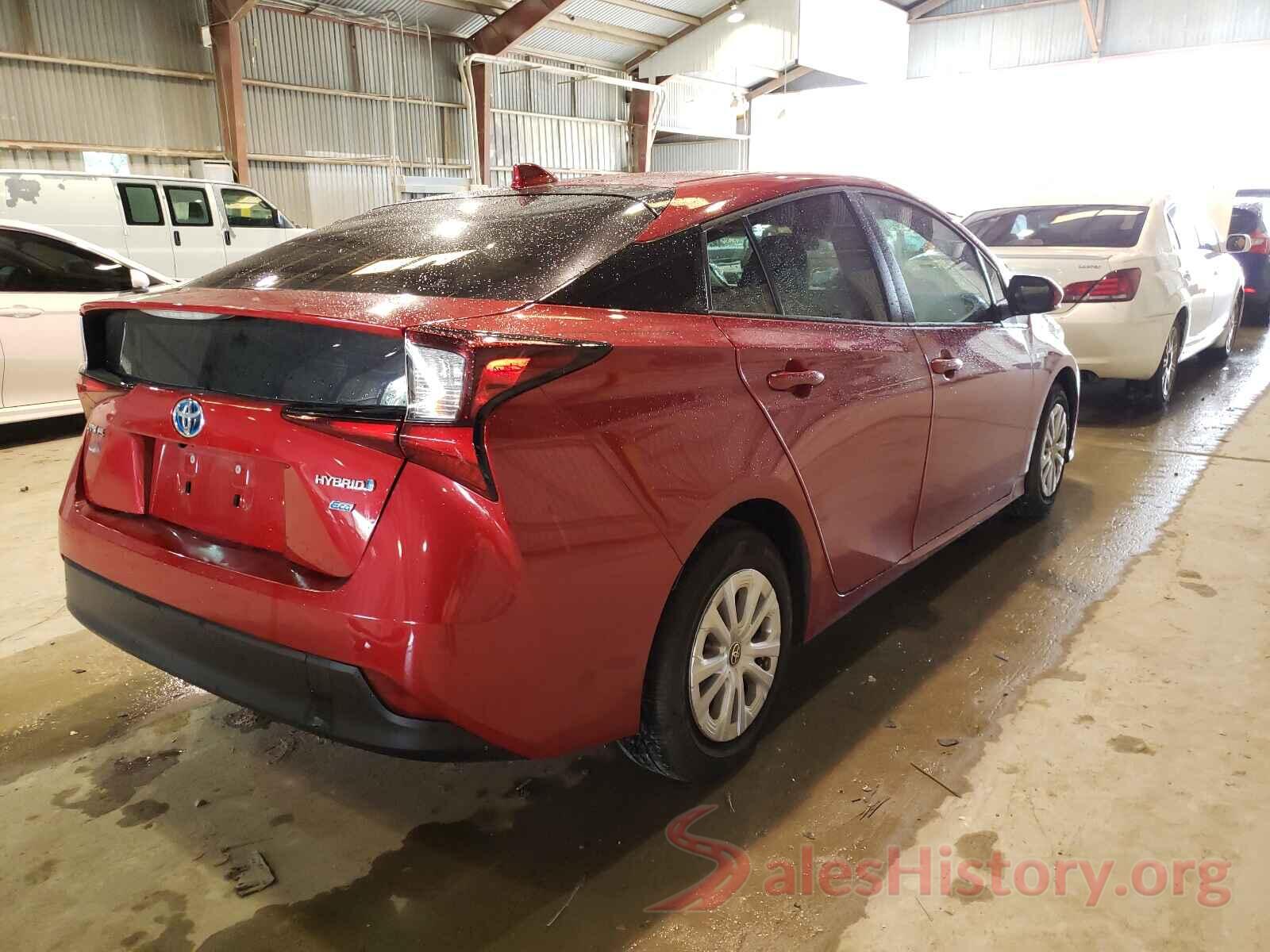 JTDKARFU1L3114256 2020 TOYOTA PRIUS