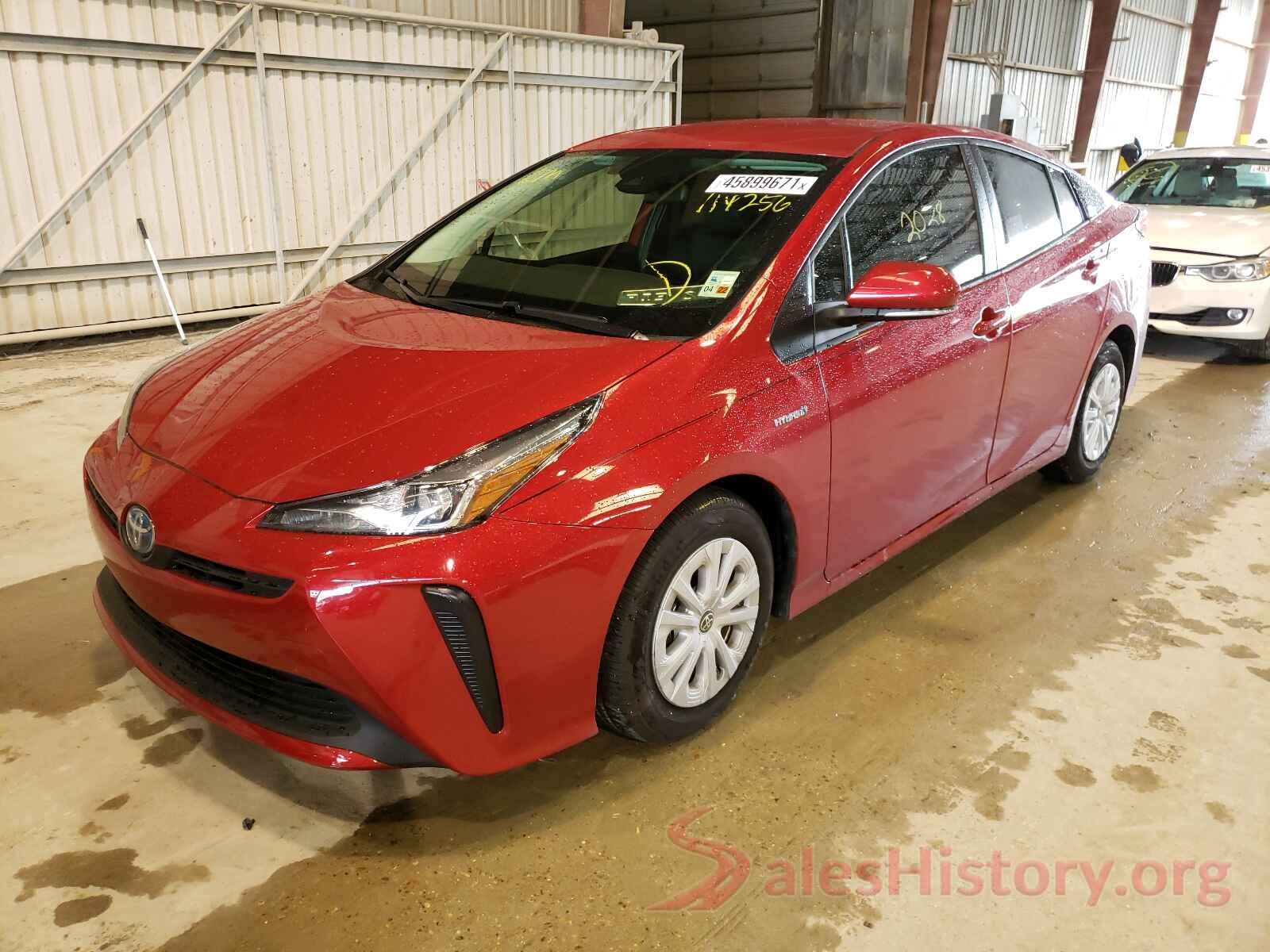 JTDKARFU1L3114256 2020 TOYOTA PRIUS