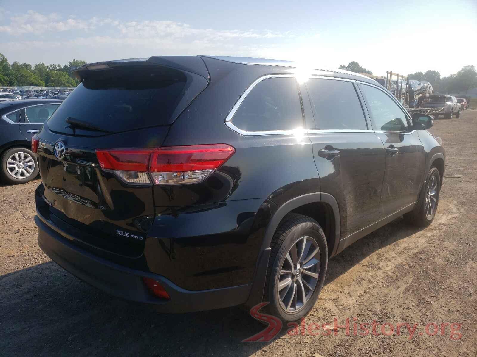 5TDJZRFH6KS581788 2019 TOYOTA HIGHLANDER