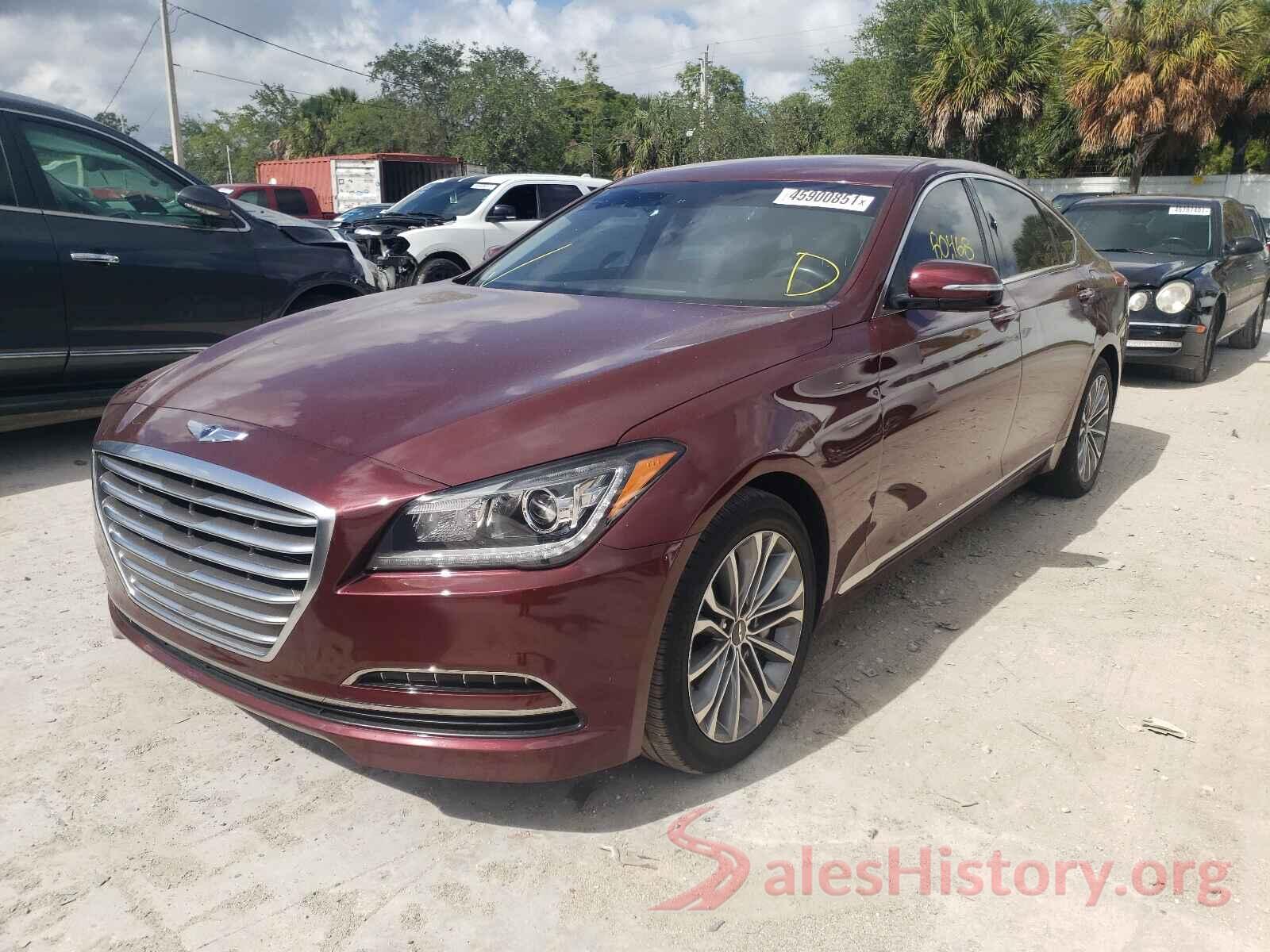 KMHGN4JE0GU134085 2016 HYUNDAI GENESIS