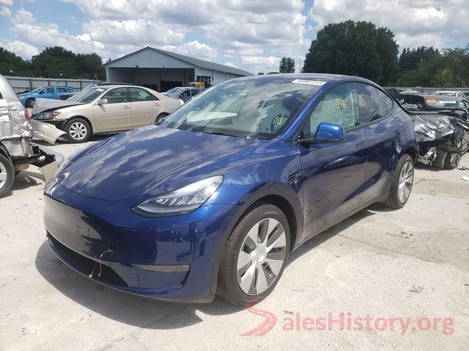 5YJYGDEE2MF118455 2021 TESLA MODEL Y