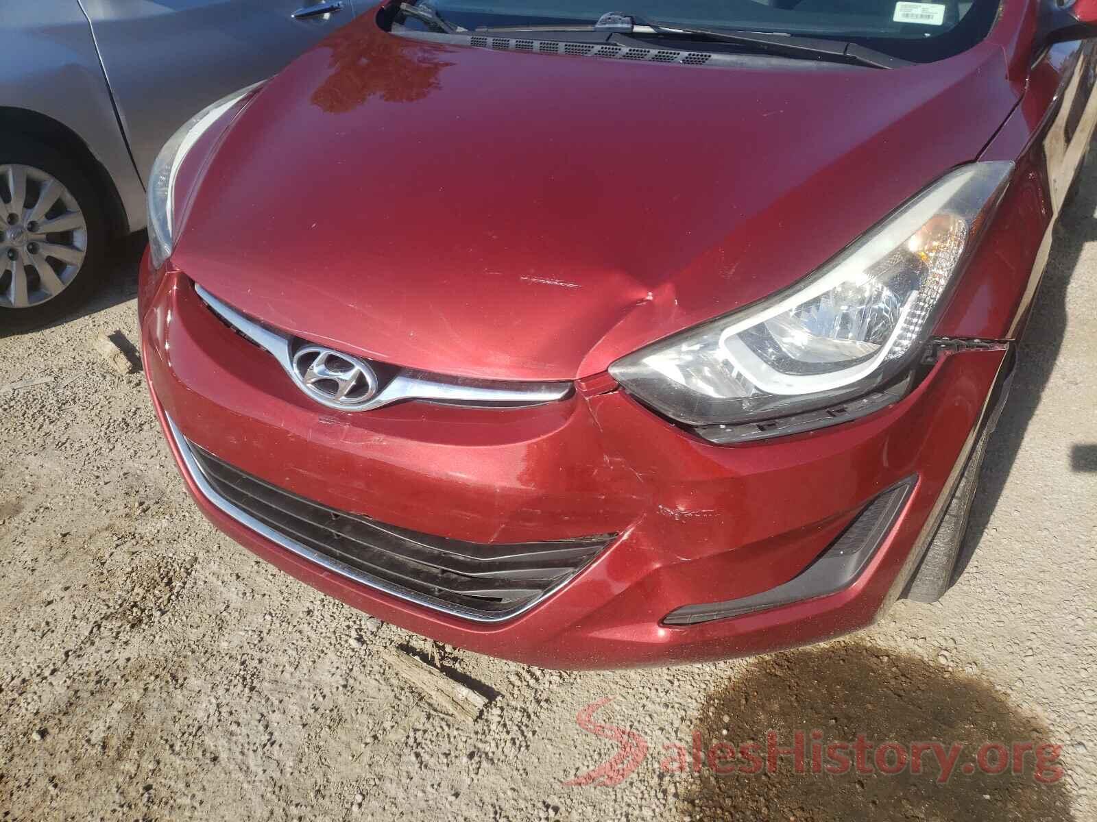 5NPDH4AE0GH780137 2016 HYUNDAI ELANTRA