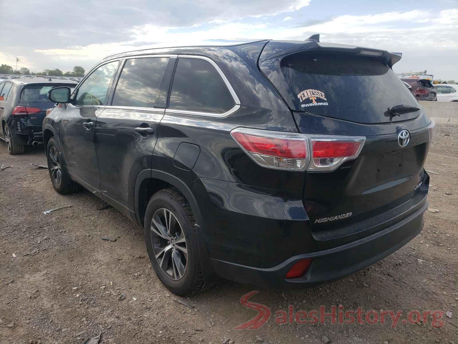 5TDJKRFH4GS263101 2016 TOYOTA HIGHLANDER