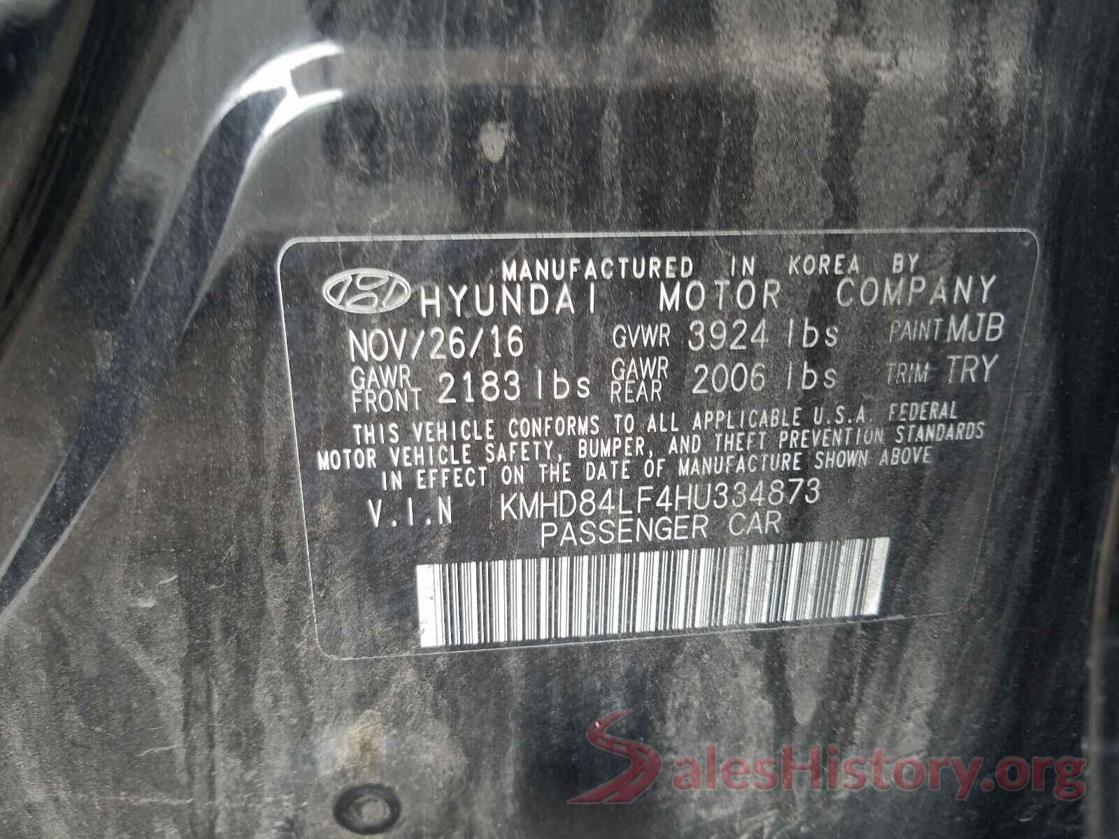 KMHD84LF4HU334873 2017 HYUNDAI ELANTRA