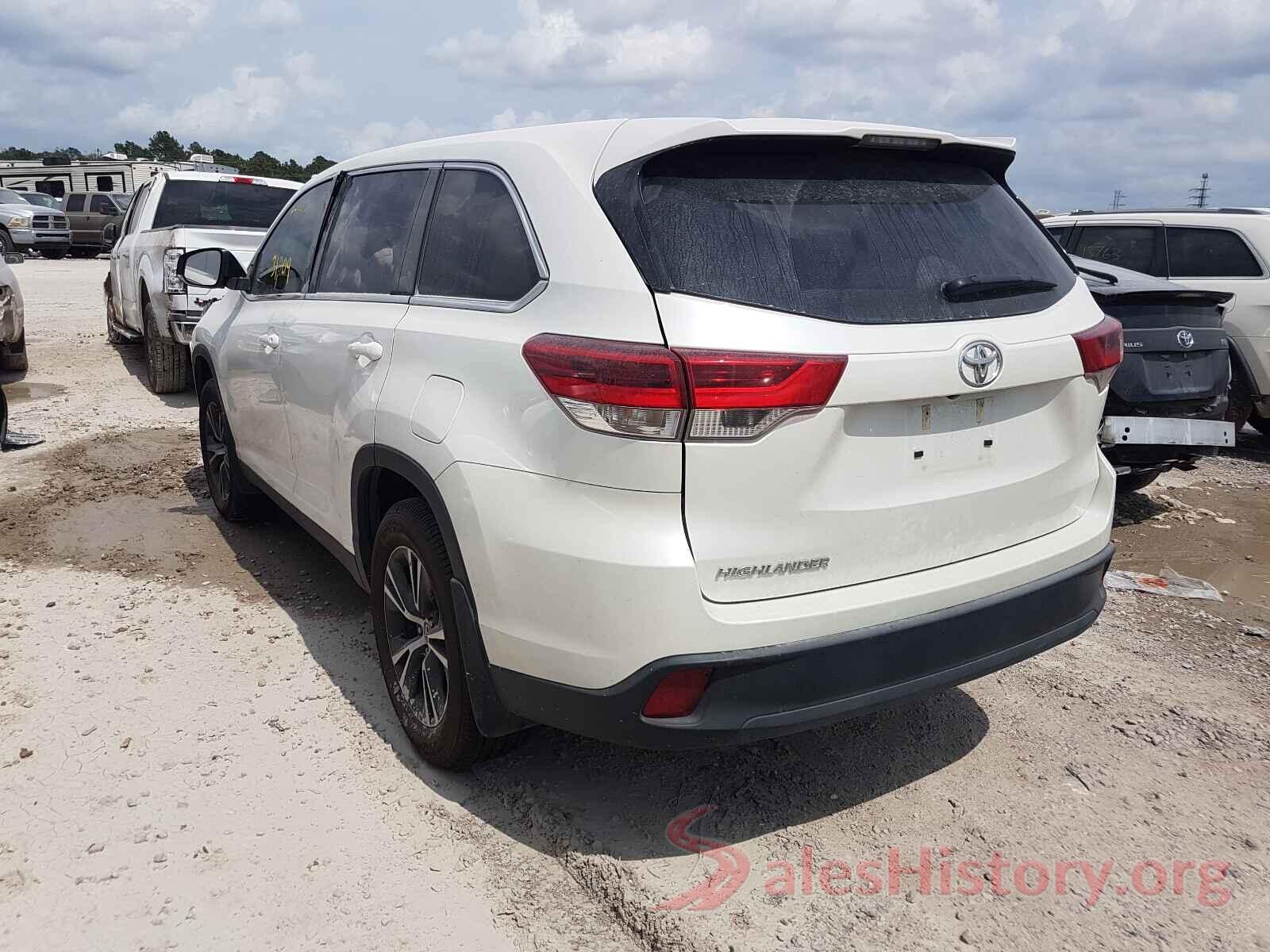 5TDZZRFH1KS326887 2019 TOYOTA HIGHLANDER