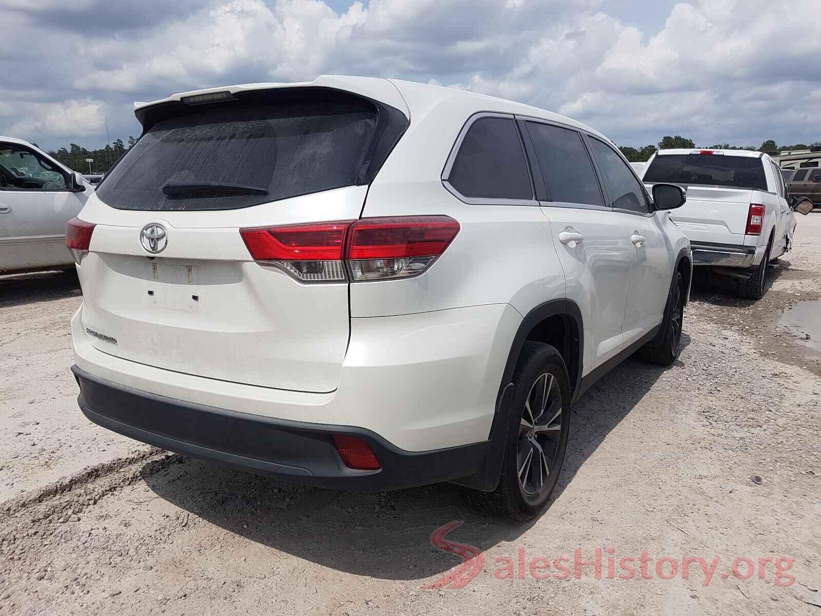 5TDZZRFH1KS326887 2019 TOYOTA HIGHLANDER