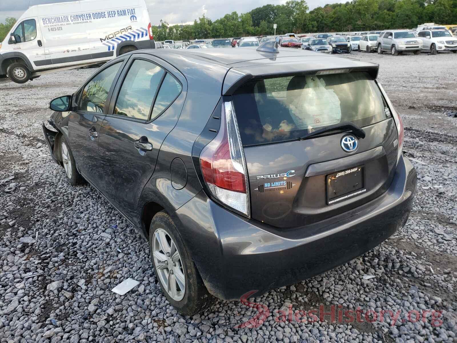 JTDKDTB31G1131741 2016 TOYOTA PRIUS