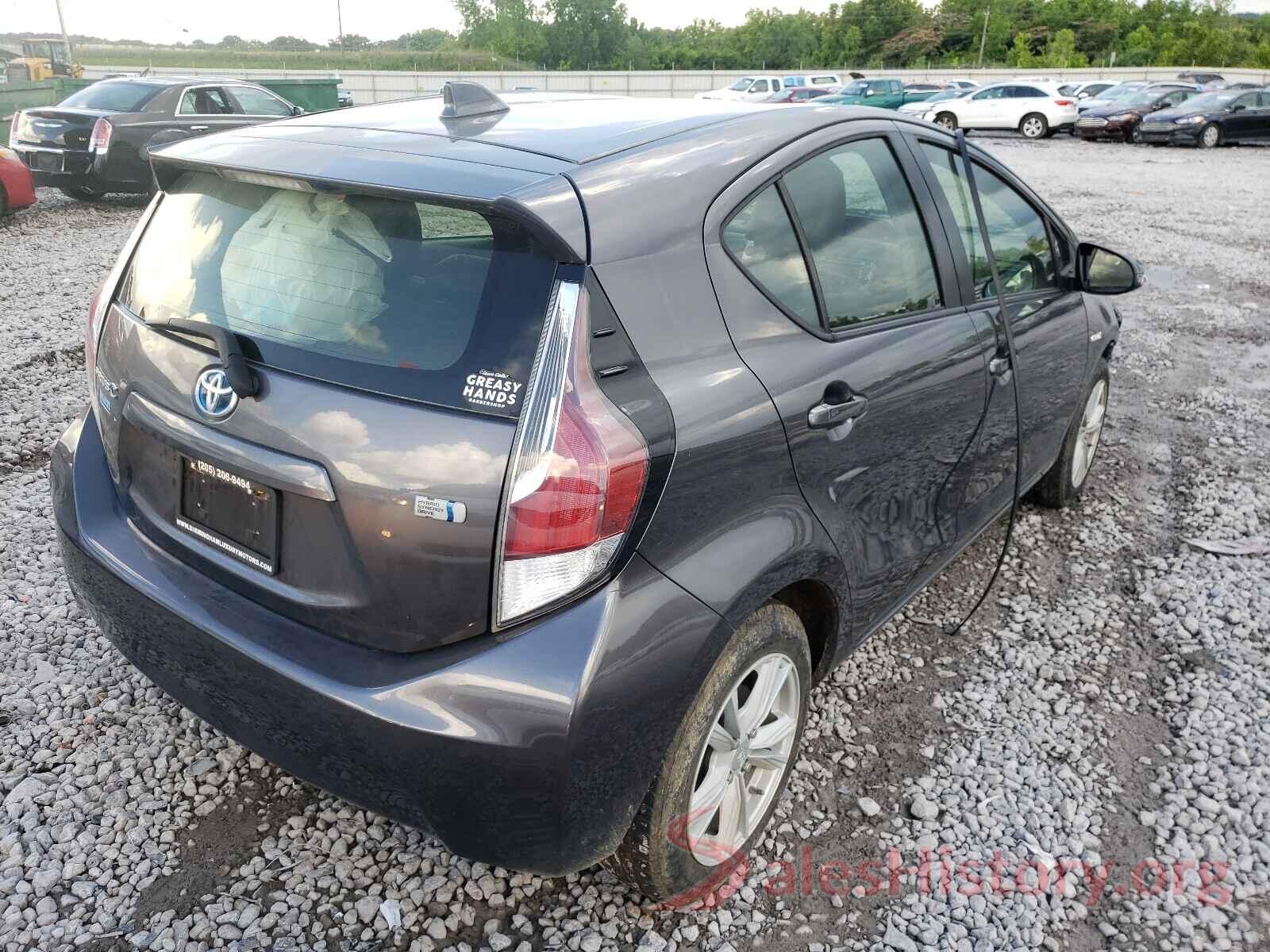 JTDKDTB31G1131741 2016 TOYOTA PRIUS