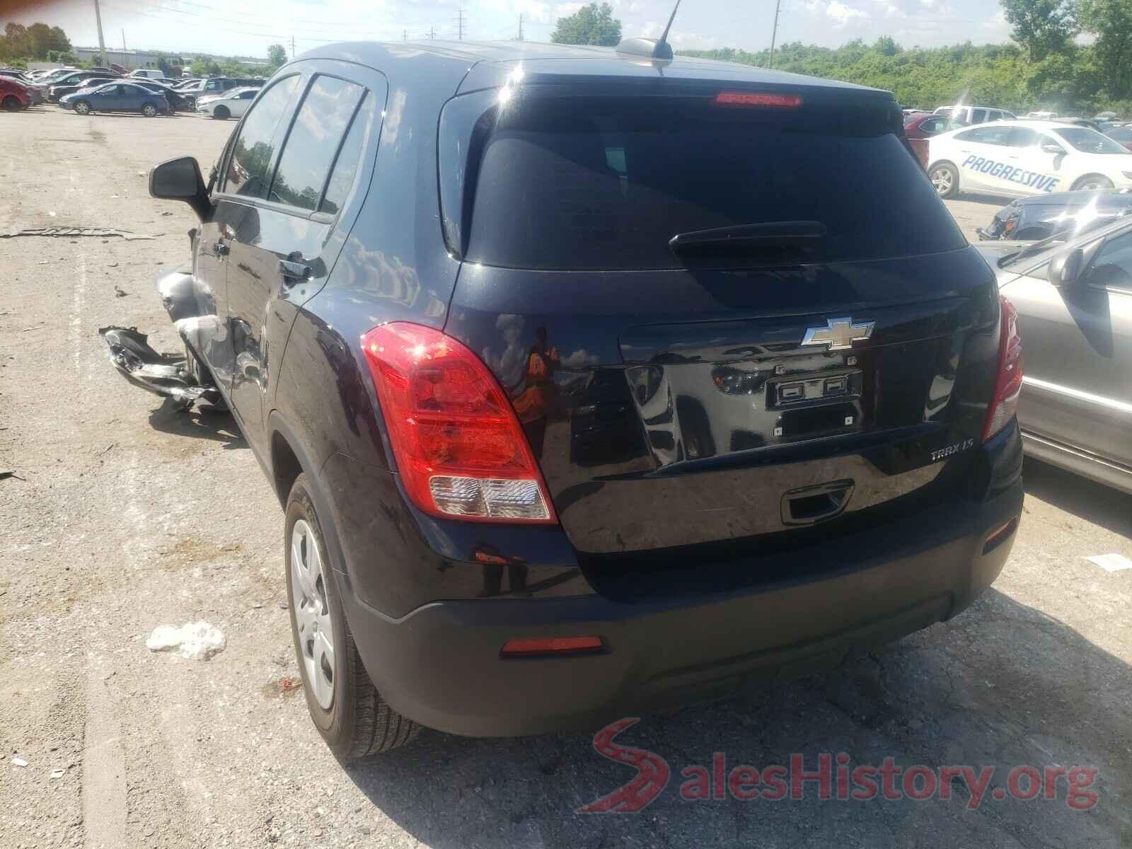 KL7CJKSB5GB660387 2016 CHEVROLET TRAX