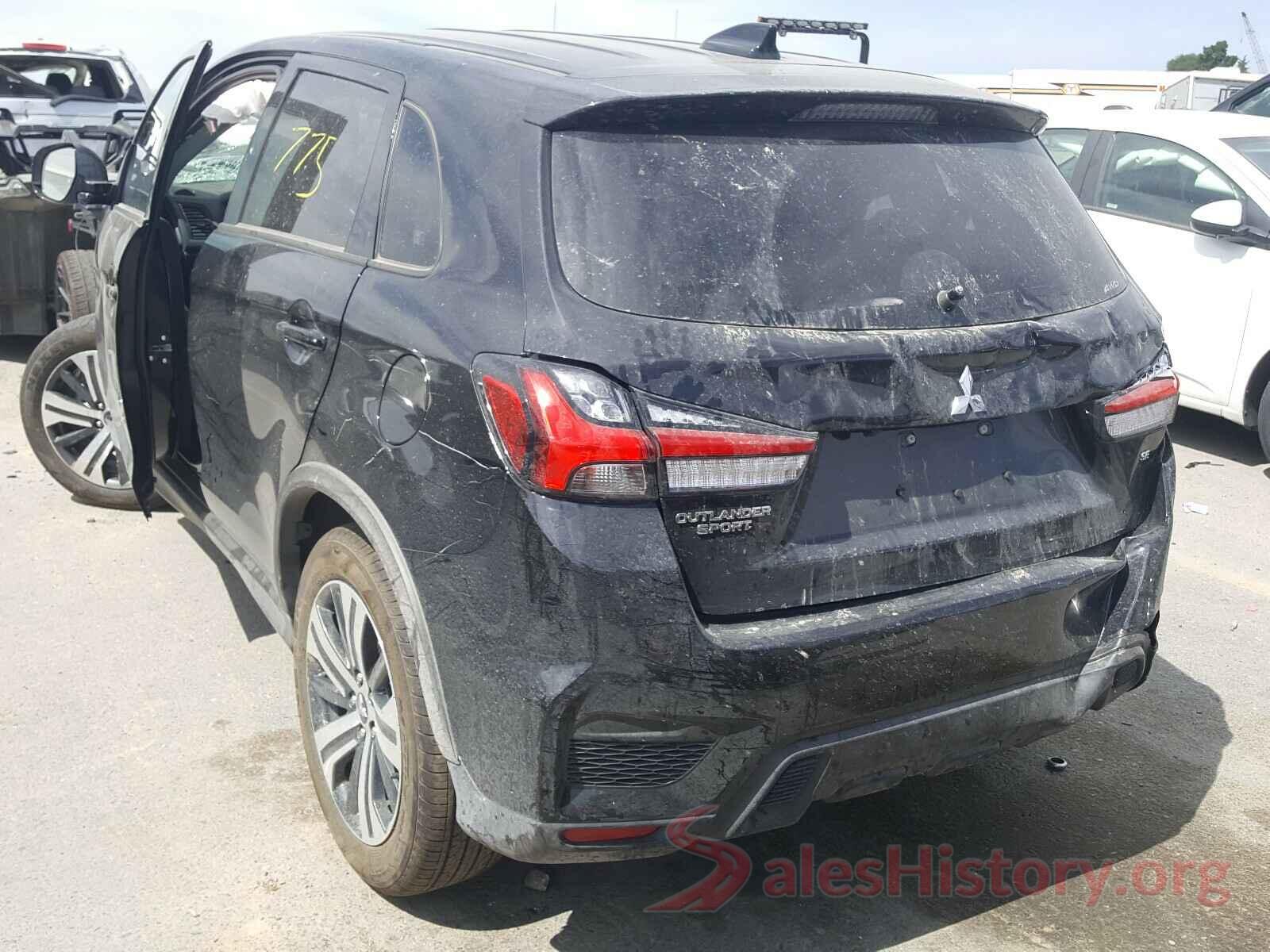 JA4AR3AU3LU029626 2020 MITSUBISHI OUTLANDER