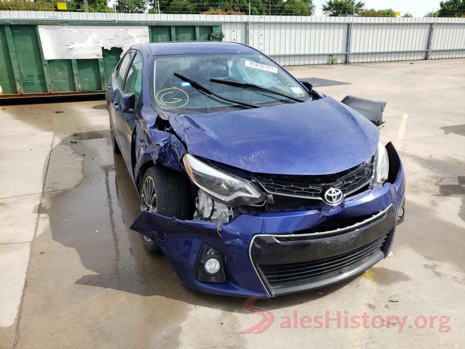 2T1BURHE2GC591854 2016 TOYOTA COROLLA