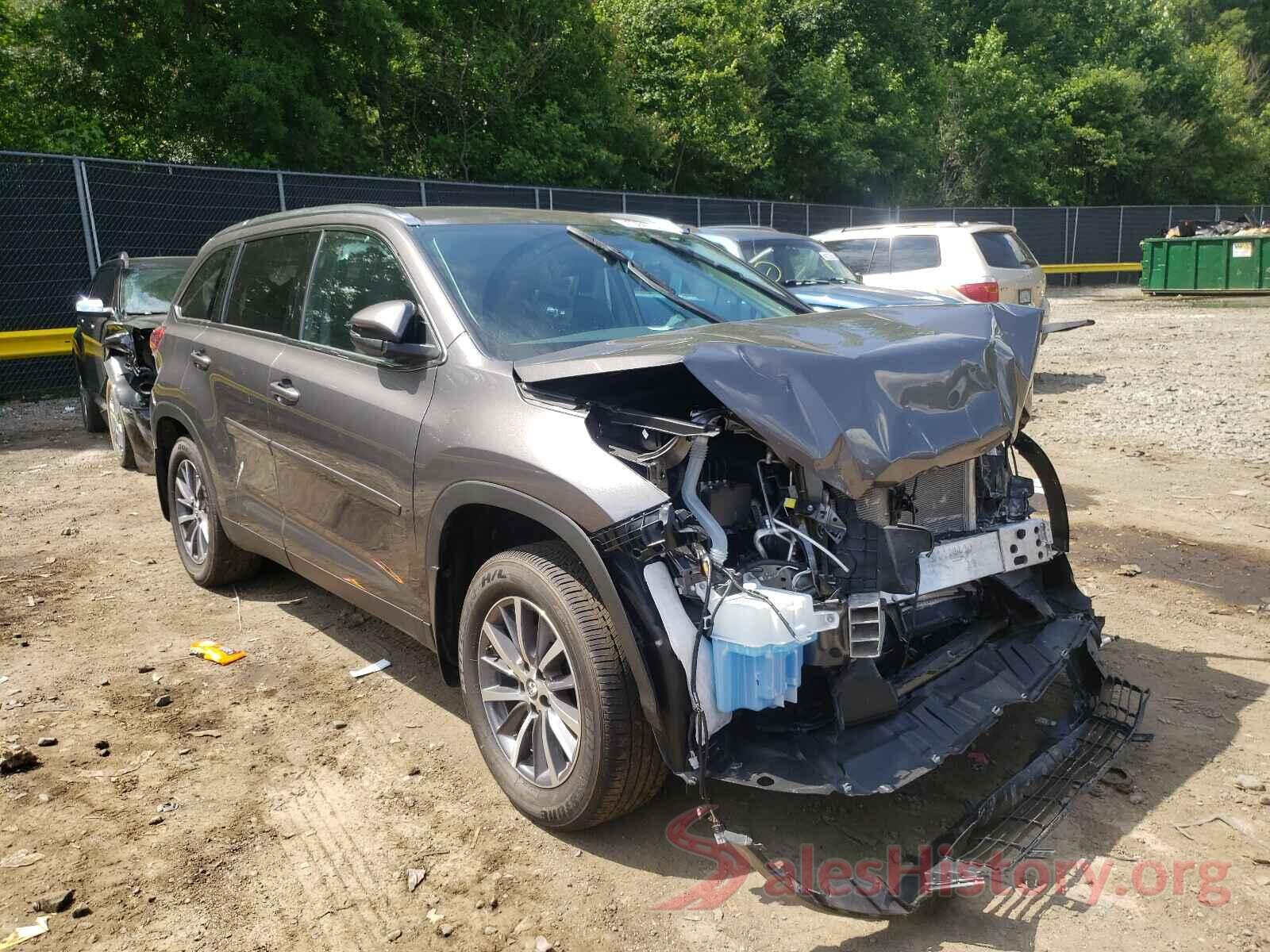 5TDJZRFH3KS609000 2019 TOYOTA HIGHLANDER