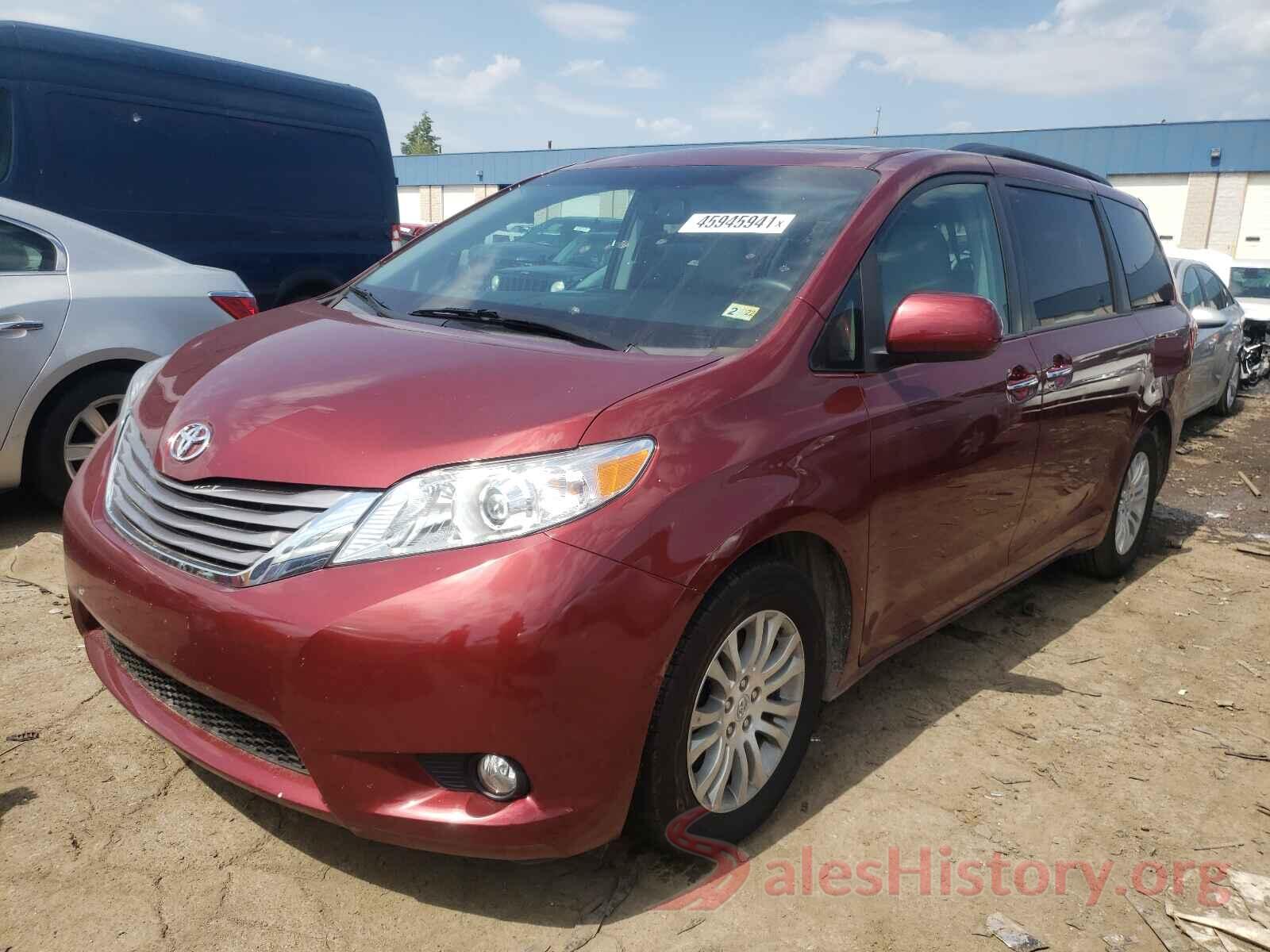 5TDYZ3DC3HS861938 2017 TOYOTA SIENNA