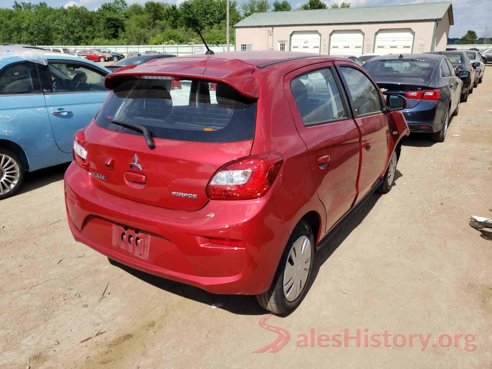 ML32A3HJ1KH016512 2019 MITSUBISHI MIRAGE