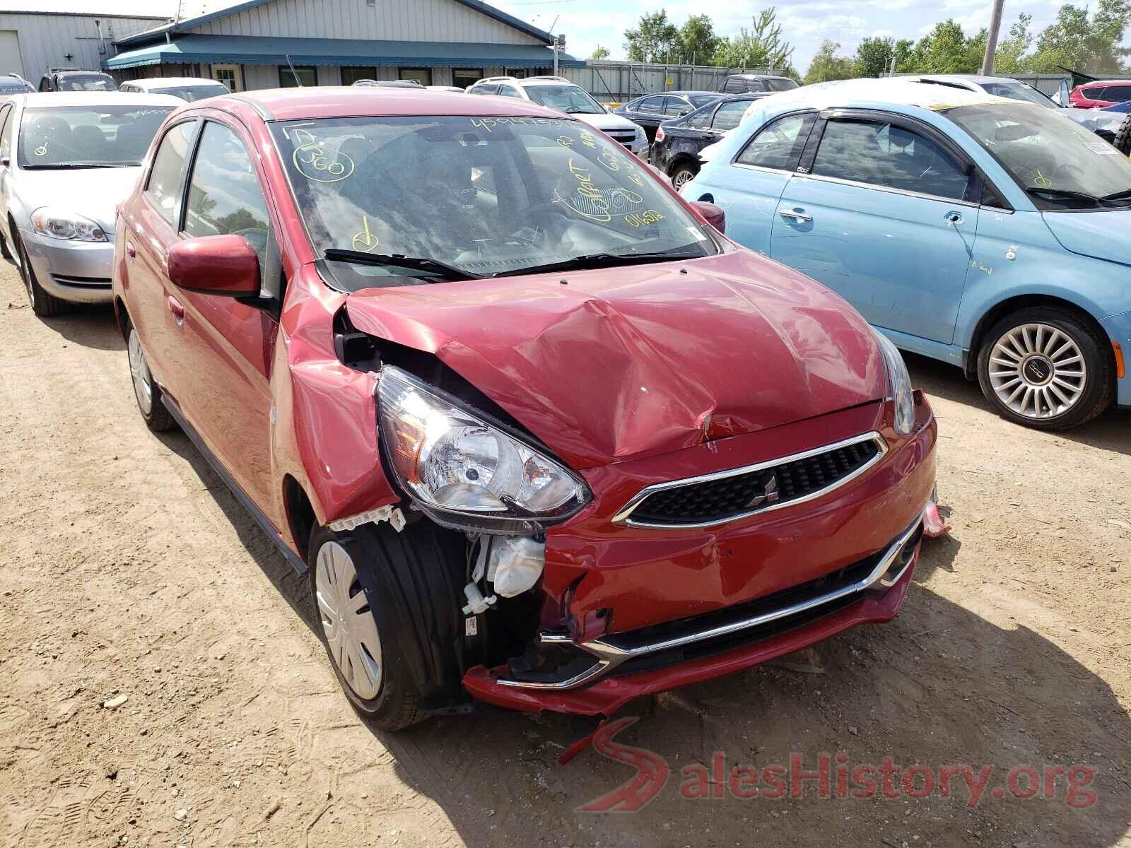 ML32A3HJ1KH016512 2019 MITSUBISHI MIRAGE