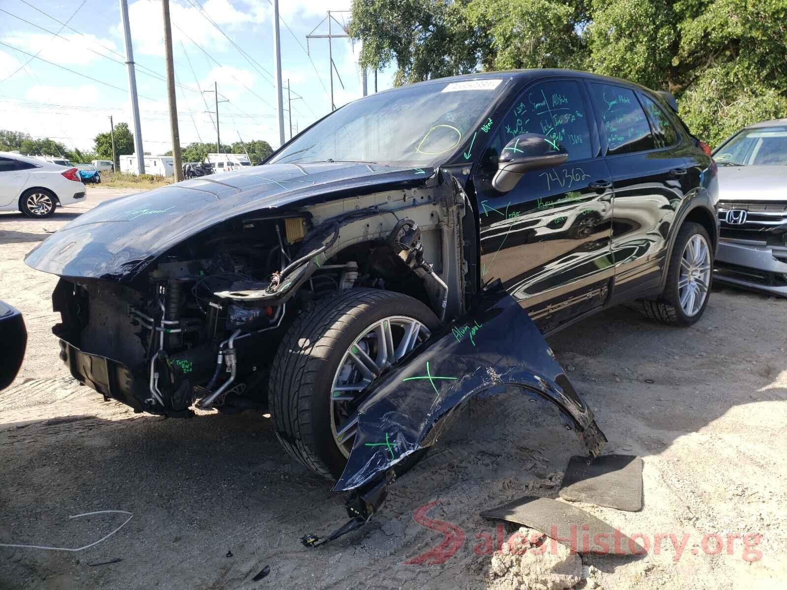 WP1AA2A28HKA81602 2017 PORSCHE CAYENNE