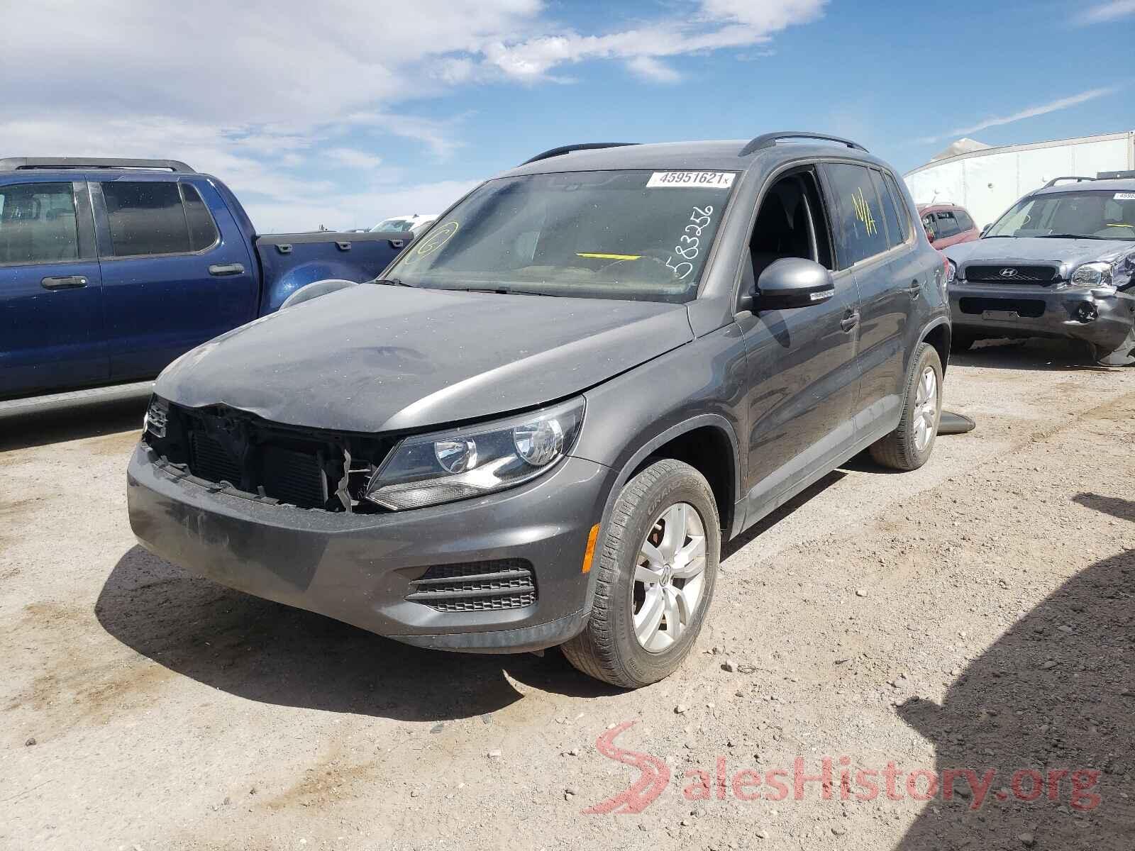 WVGAV7AX3GW583256 2016 VOLKSWAGEN TIGUAN