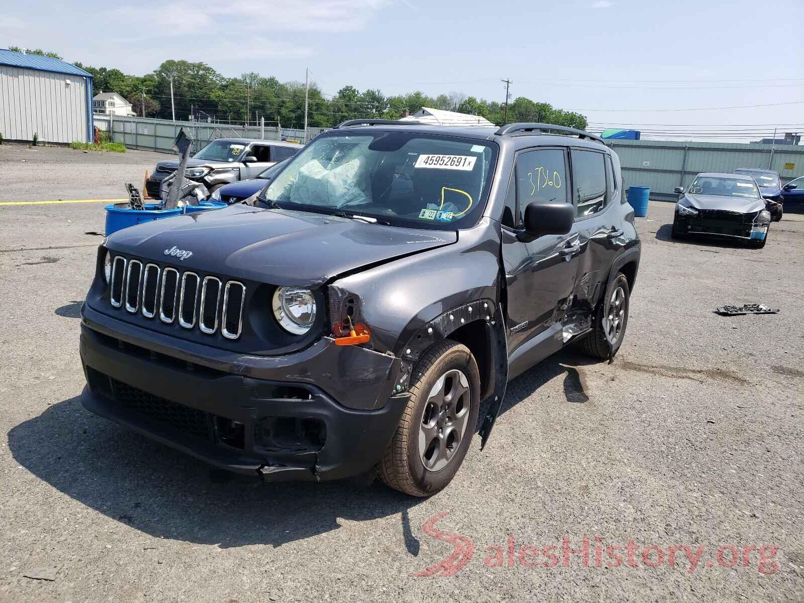 ZACCJAAB4HPF87261 2017 JEEP RENEGADE