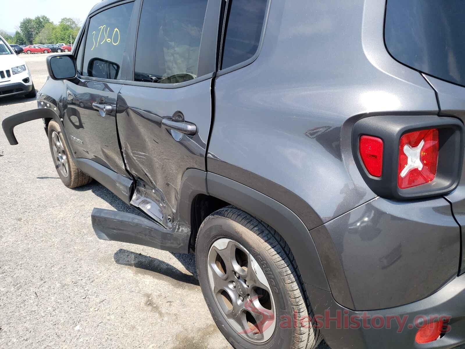 ZACCJAAB4HPF87261 2017 JEEP RENEGADE