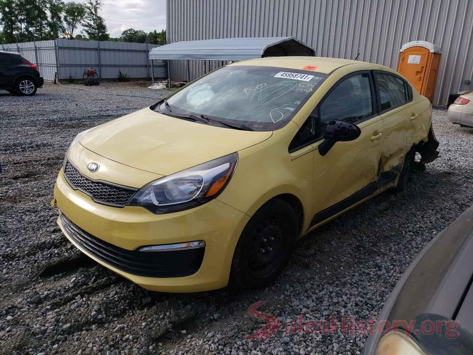 KNADM4A38G6575750 2016 KIA RIO