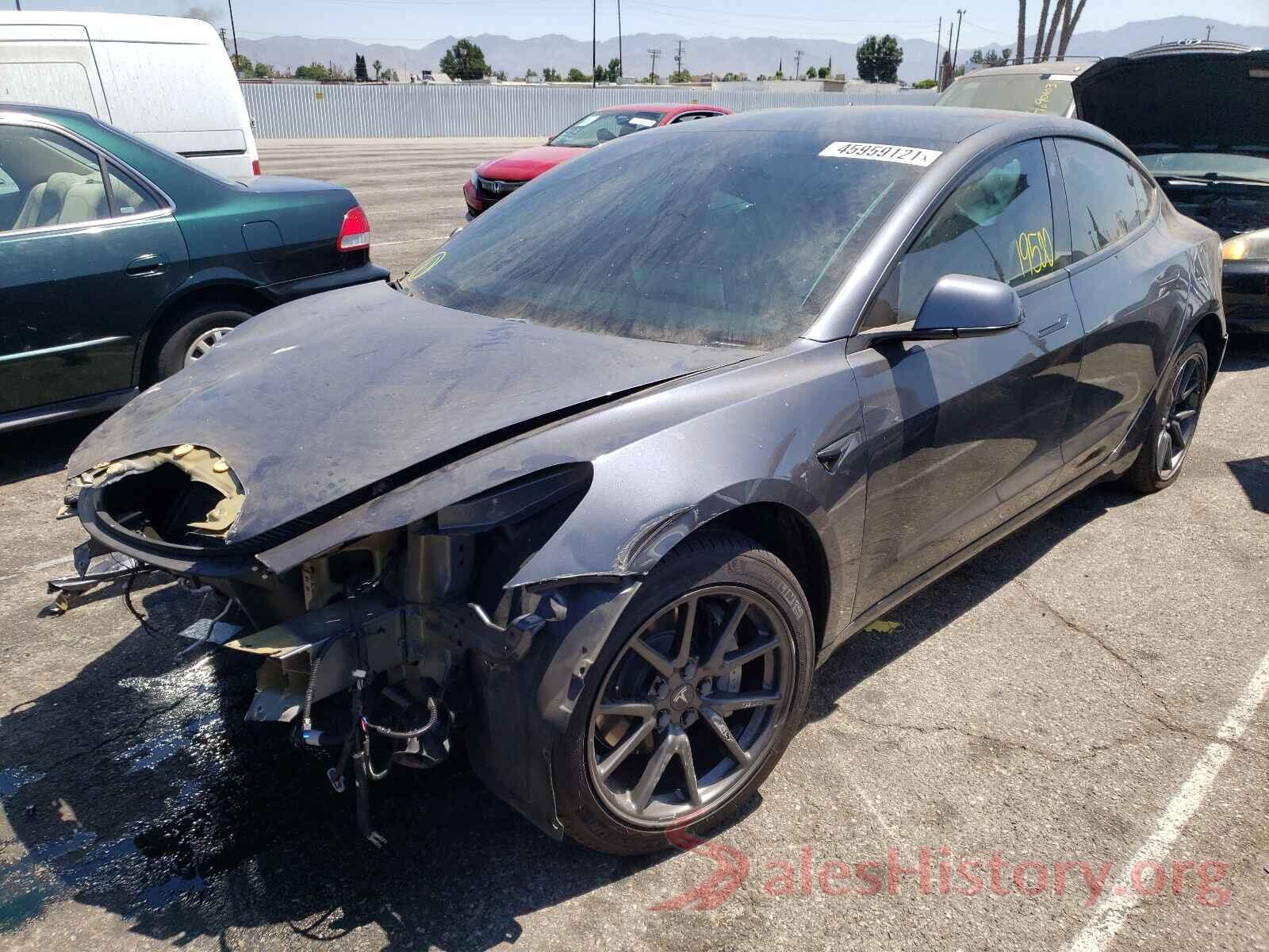 5YJ3E1EA0KF312247 2019 TESLA MODEL 3