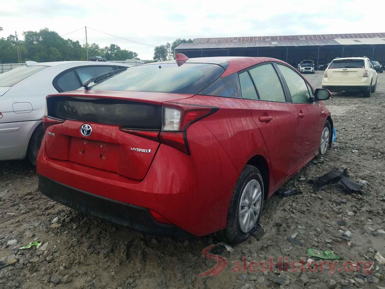 JTDKARFU0L3122218 2020 TOYOTA PRIUS