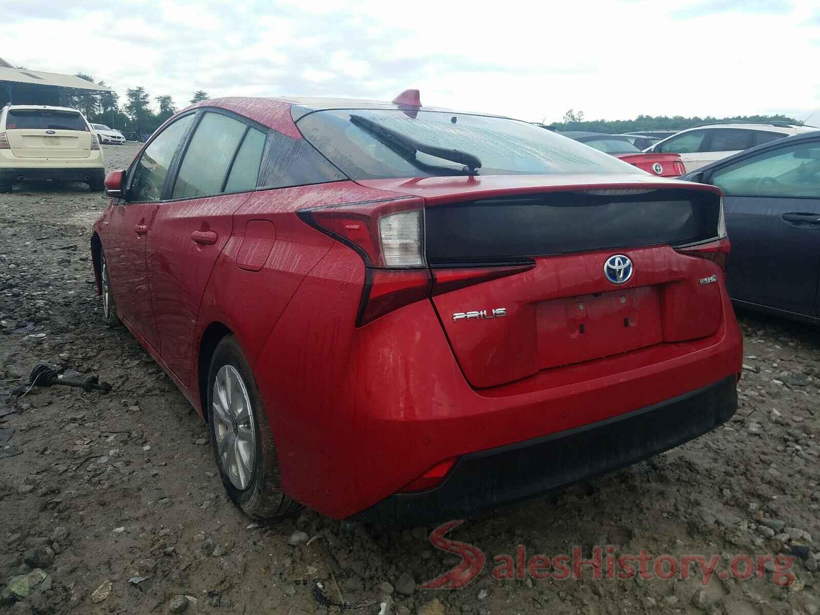 JTDKARFU0L3122218 2020 TOYOTA PRIUS