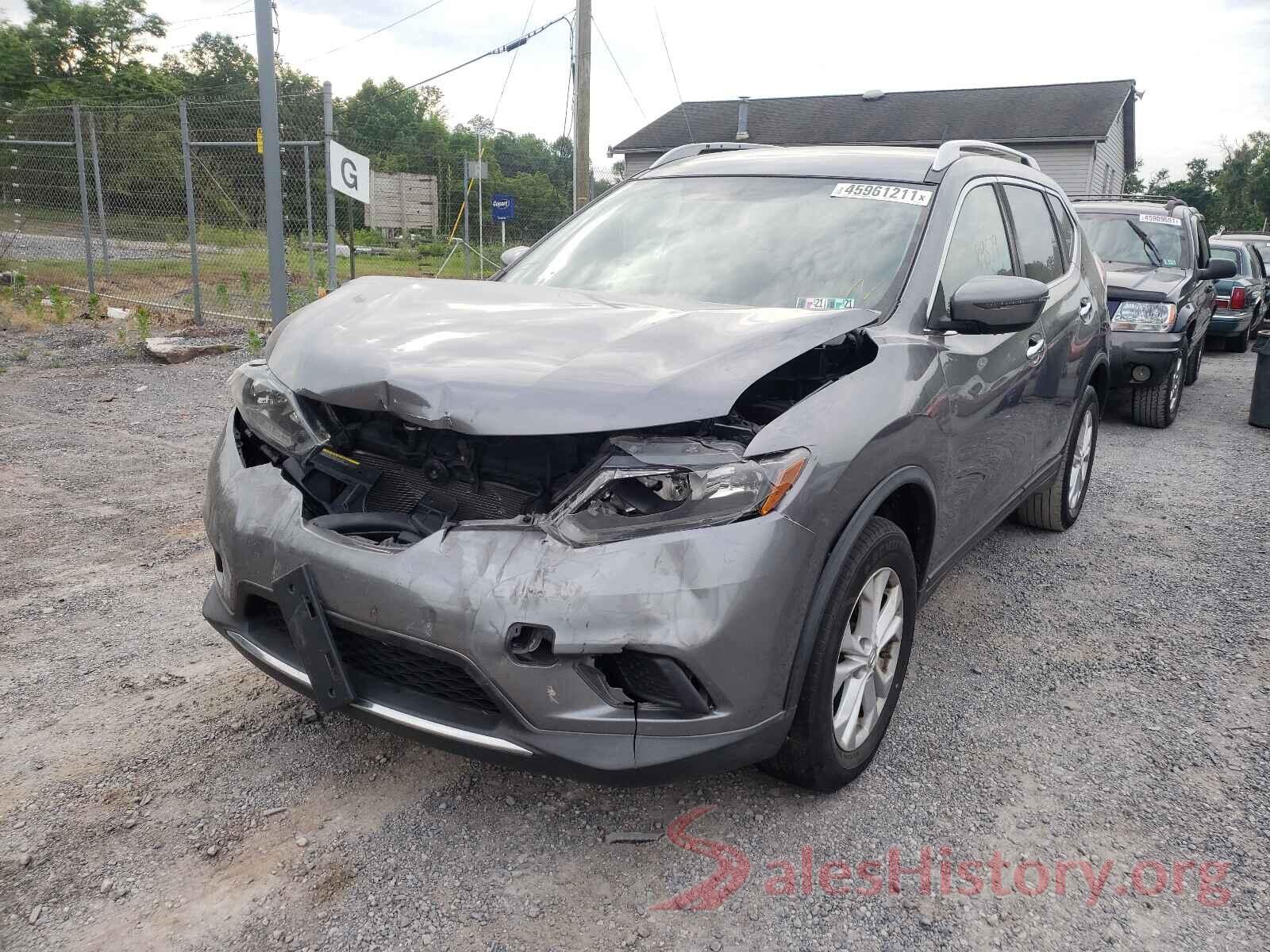 KNMAT2MV2GP653069 2016 NISSAN ROGUE