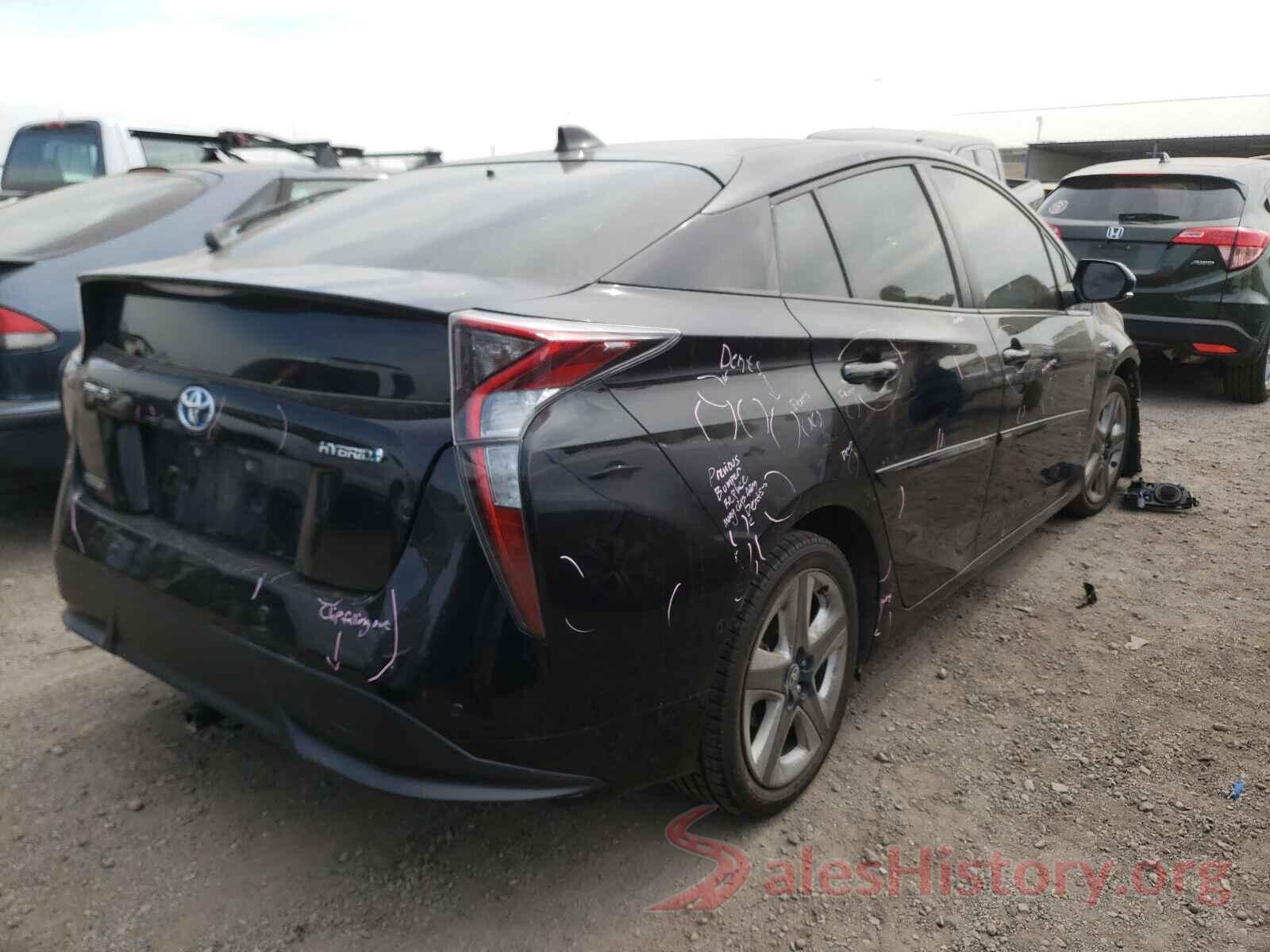 JTDKARFU0H3050167 2017 TOYOTA PRIUS